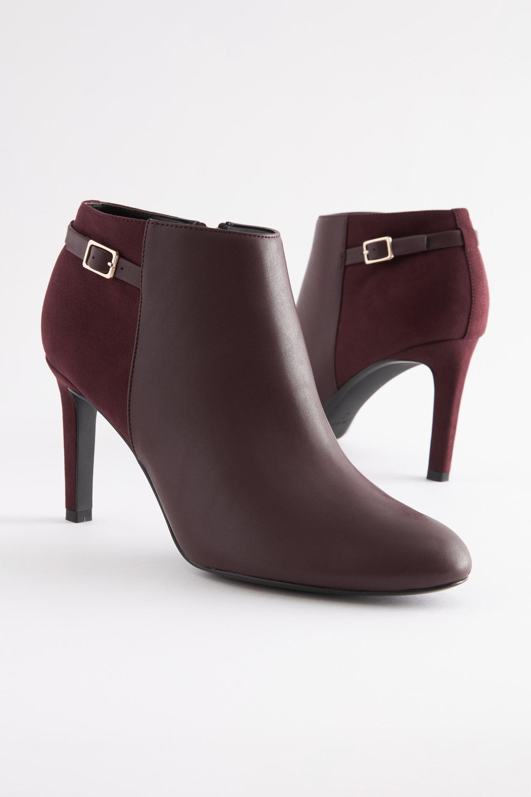 Burgundy Red Forever Comfort Round Toe Shoe Boots