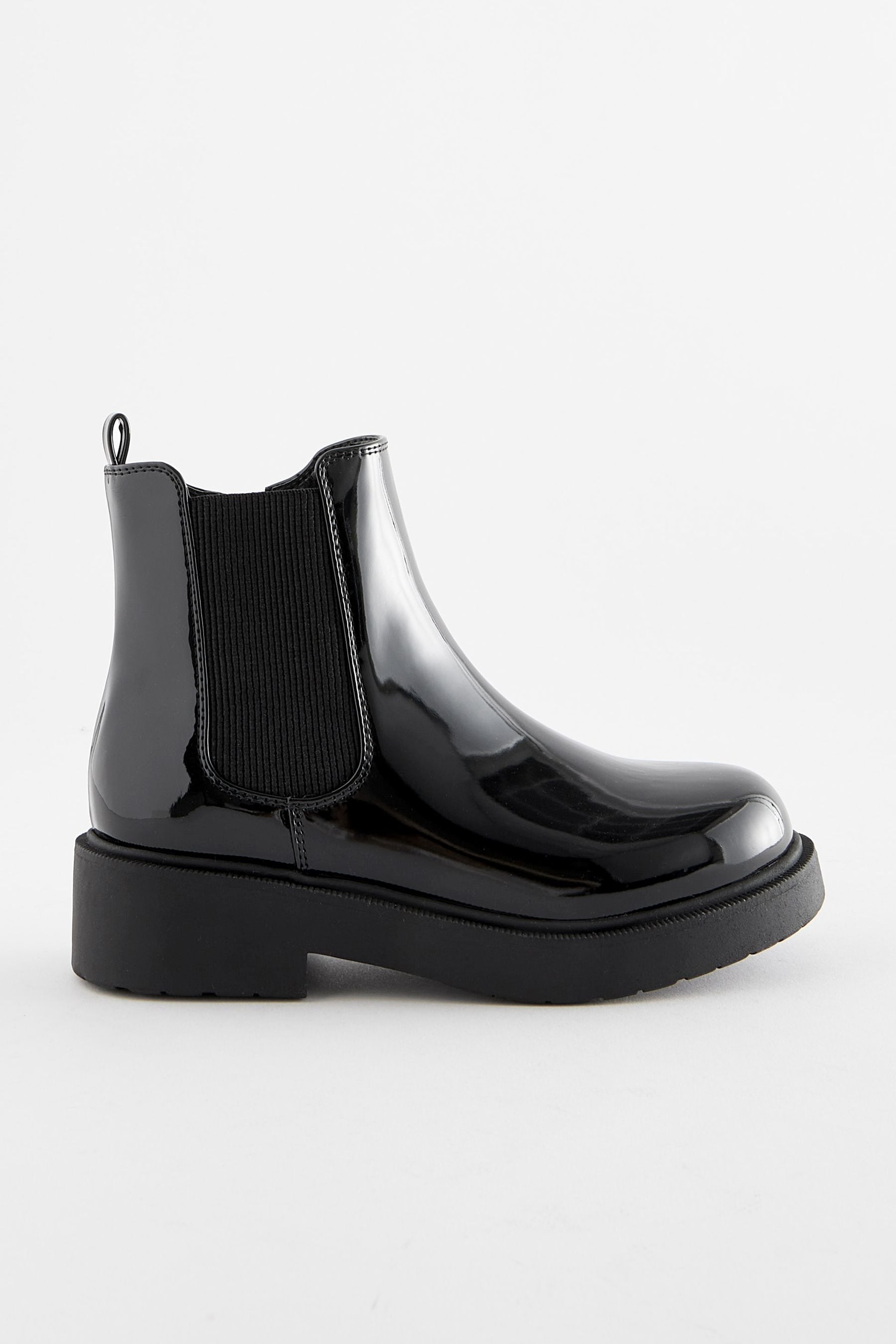 Office black clearance patent boots