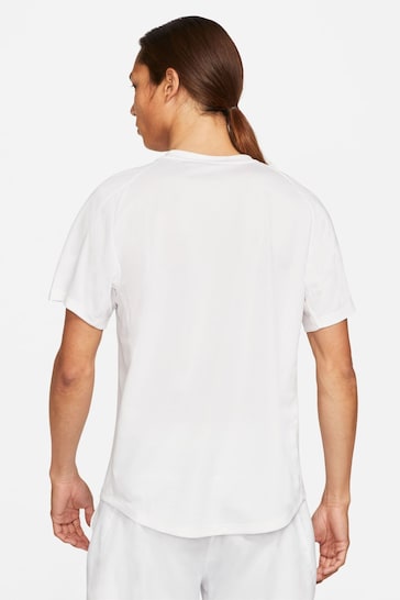 Nike White Dri-FIT Court Victory Tennis T-Shirt