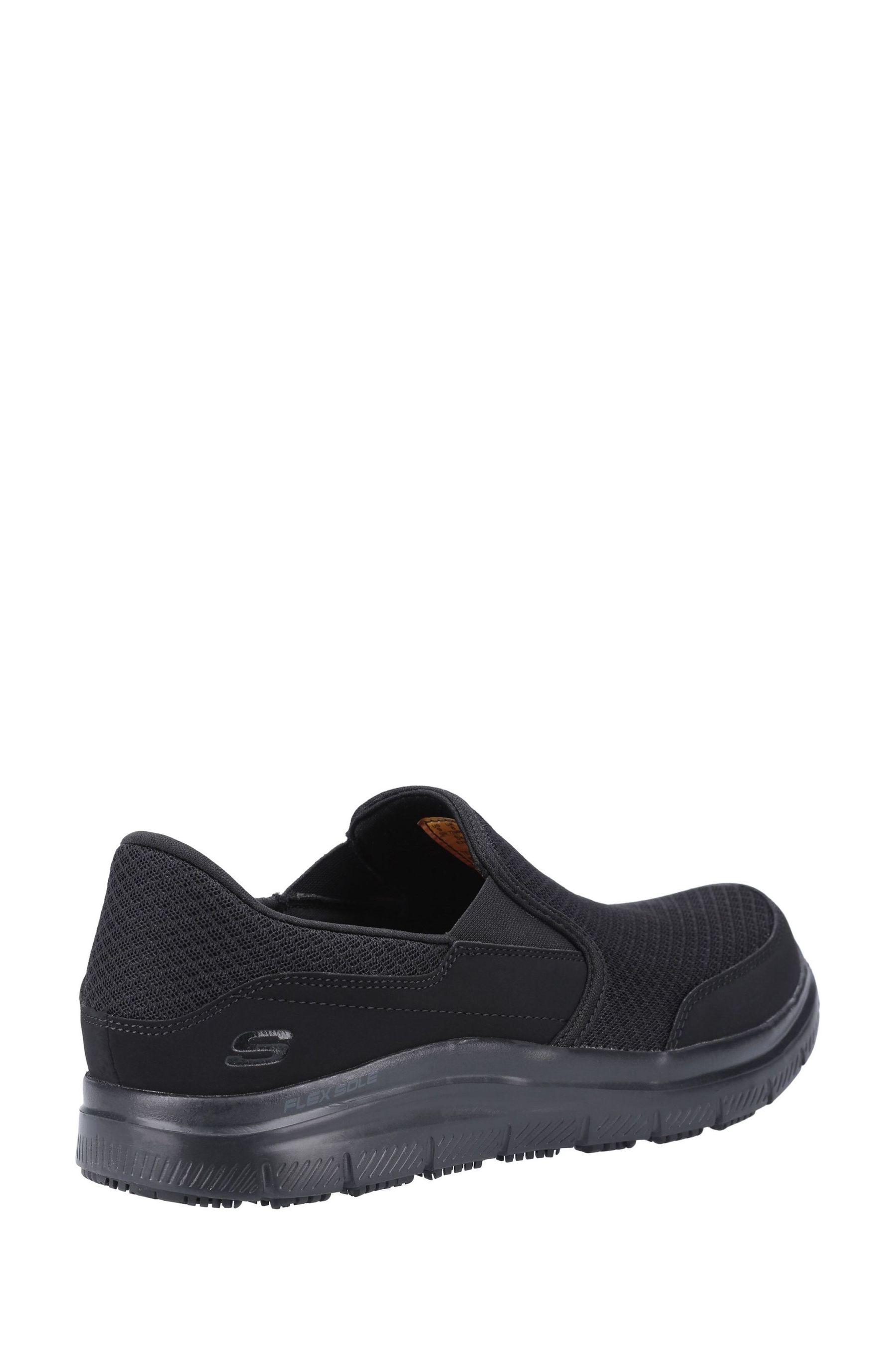 Skechers Black Flex Advantage McAllen Sr Occupational Mens Shoes