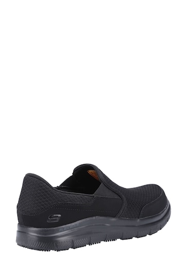 Skechers Black Flex Advantage - McAllen Sr Occupational Mens Shoes