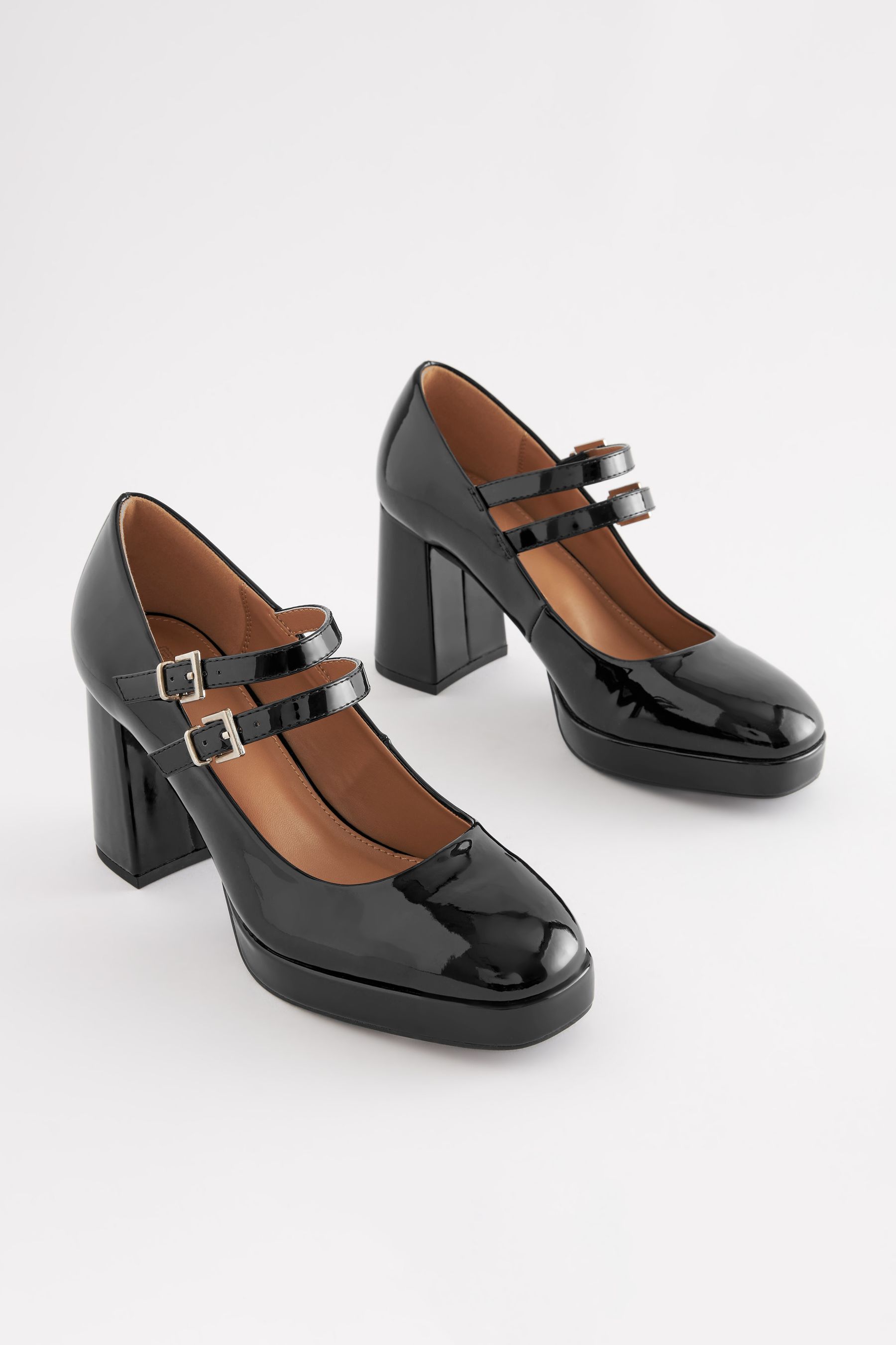 Black mary jane heels hot sale