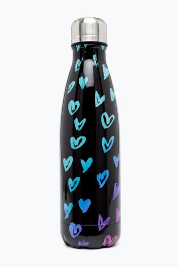 Hype. Unisex Scribble Heart Pink Crest Bottle