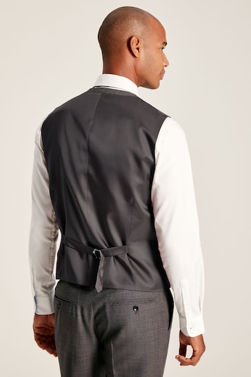 Joules Neutral Textured Suit Waistcoat