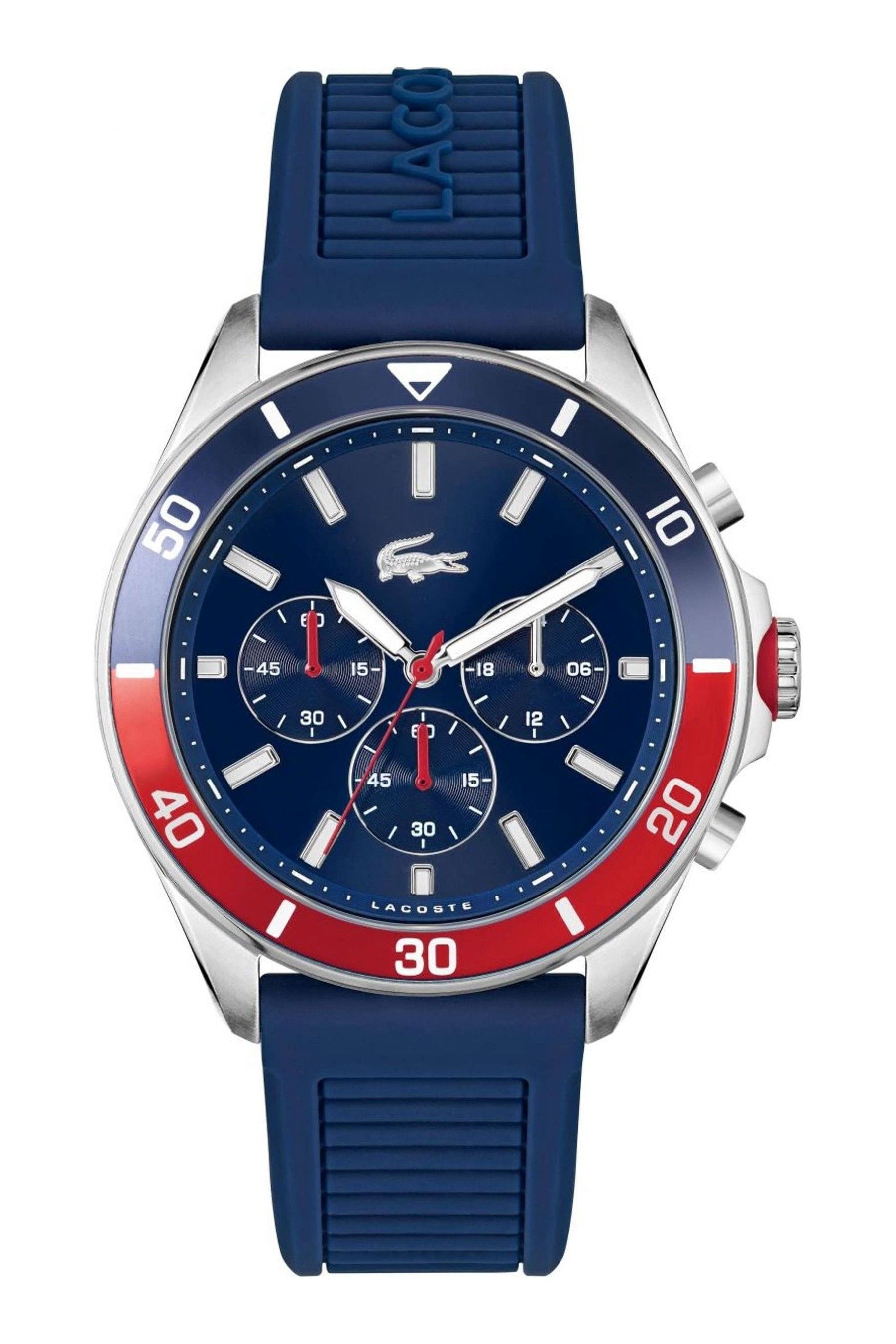 Mens blue deals lacoste watch