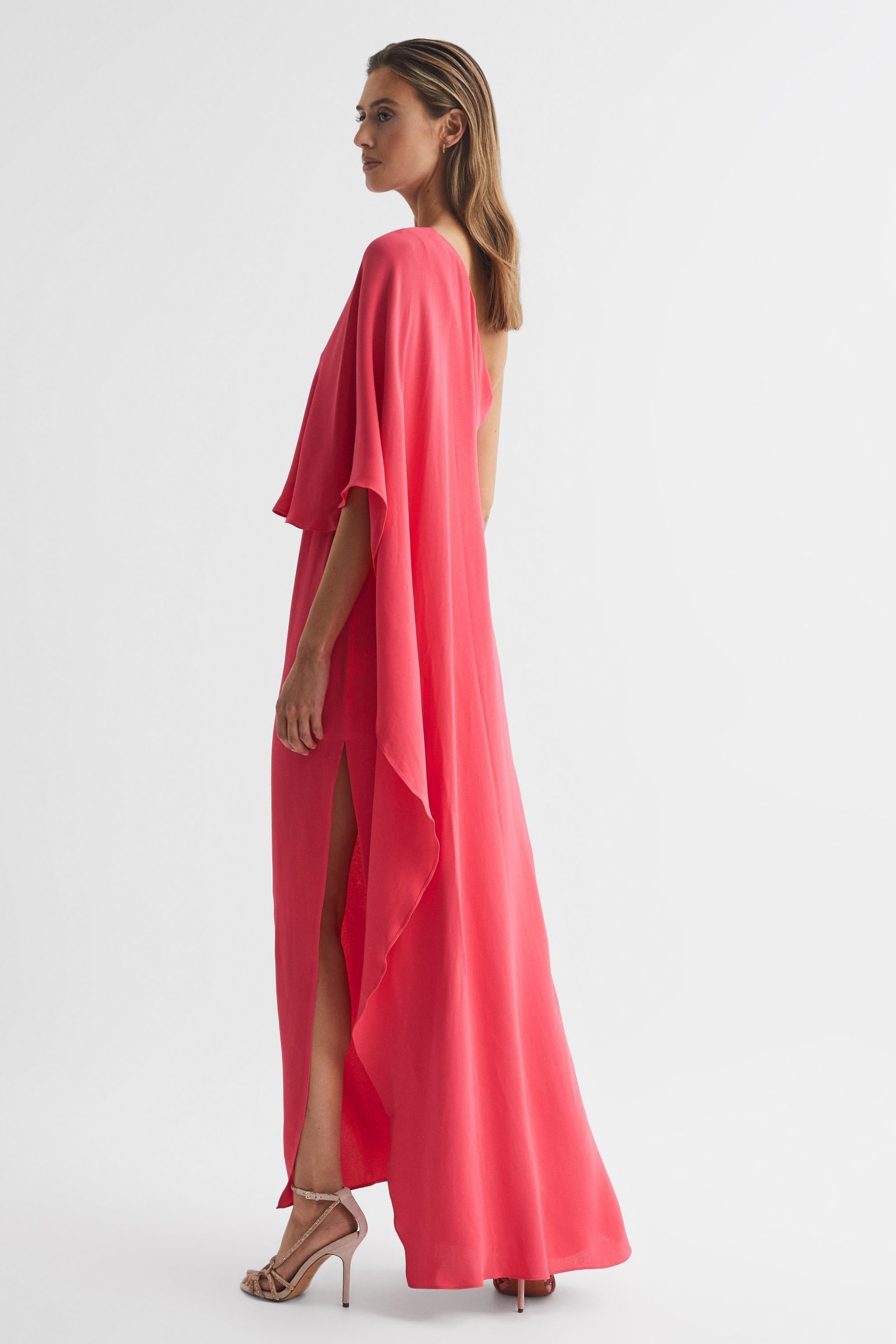Coral cape dress hotsell