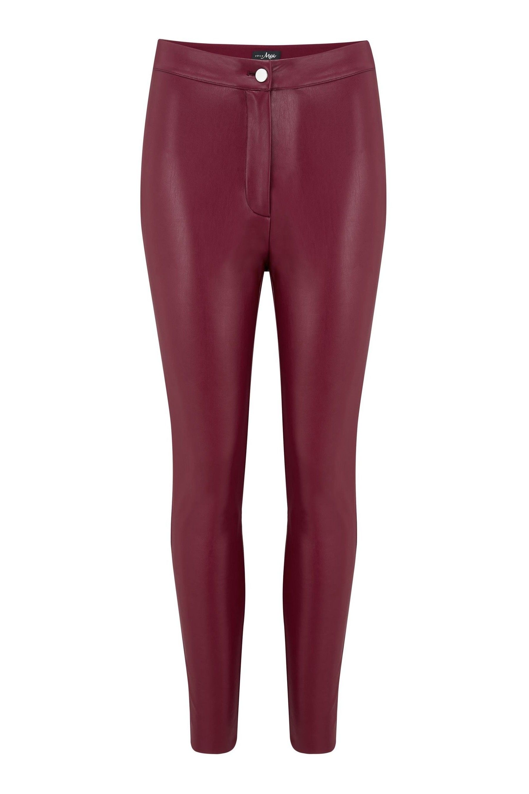 Faux leather skinny trousers store