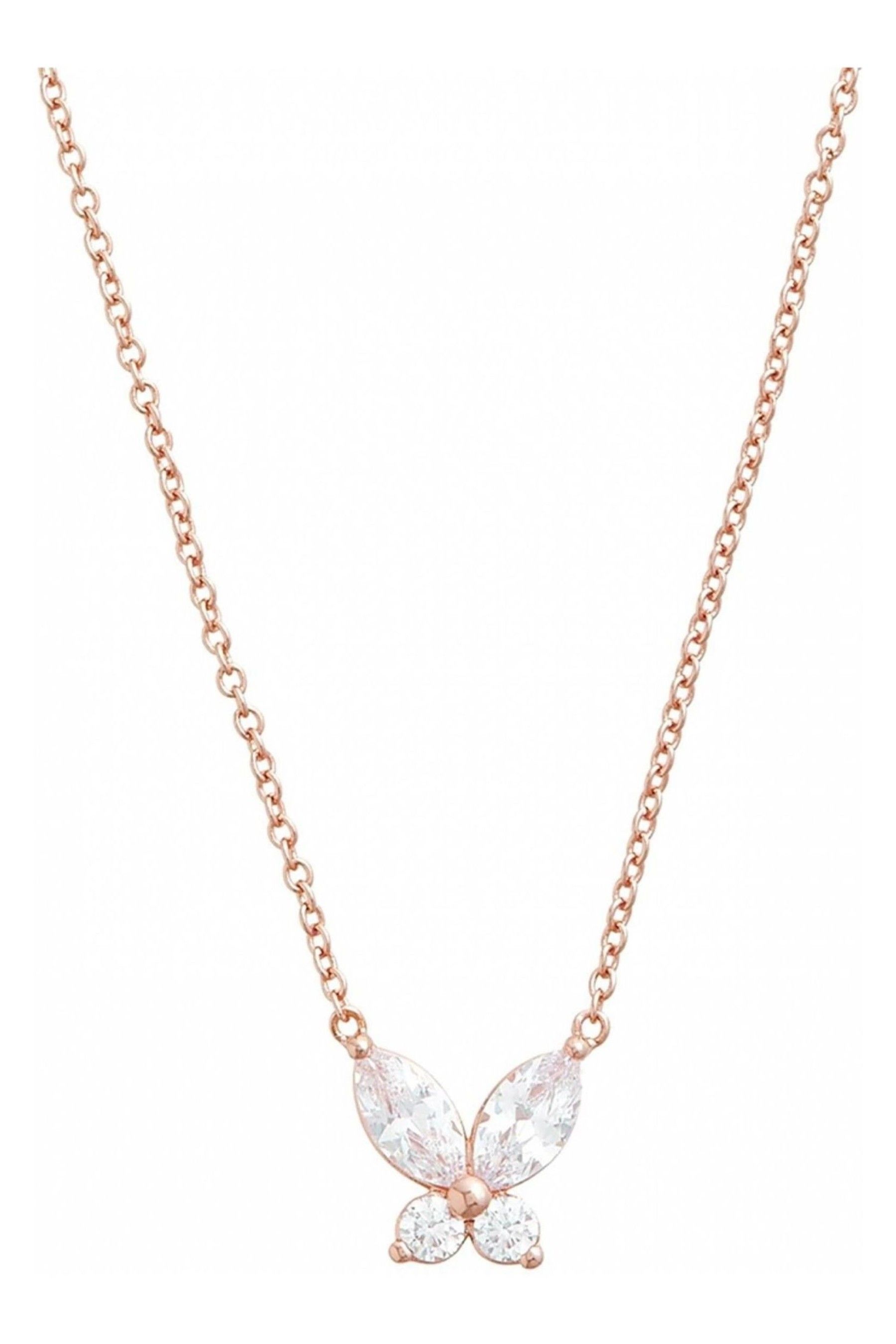Buy Olivia Burton Jewellery Ladies Pink Marquise Sparkle Butterfly