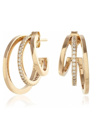 Buy Olivia Burton Jewellery Ladies Gold Tone Classics Earrings from the ...