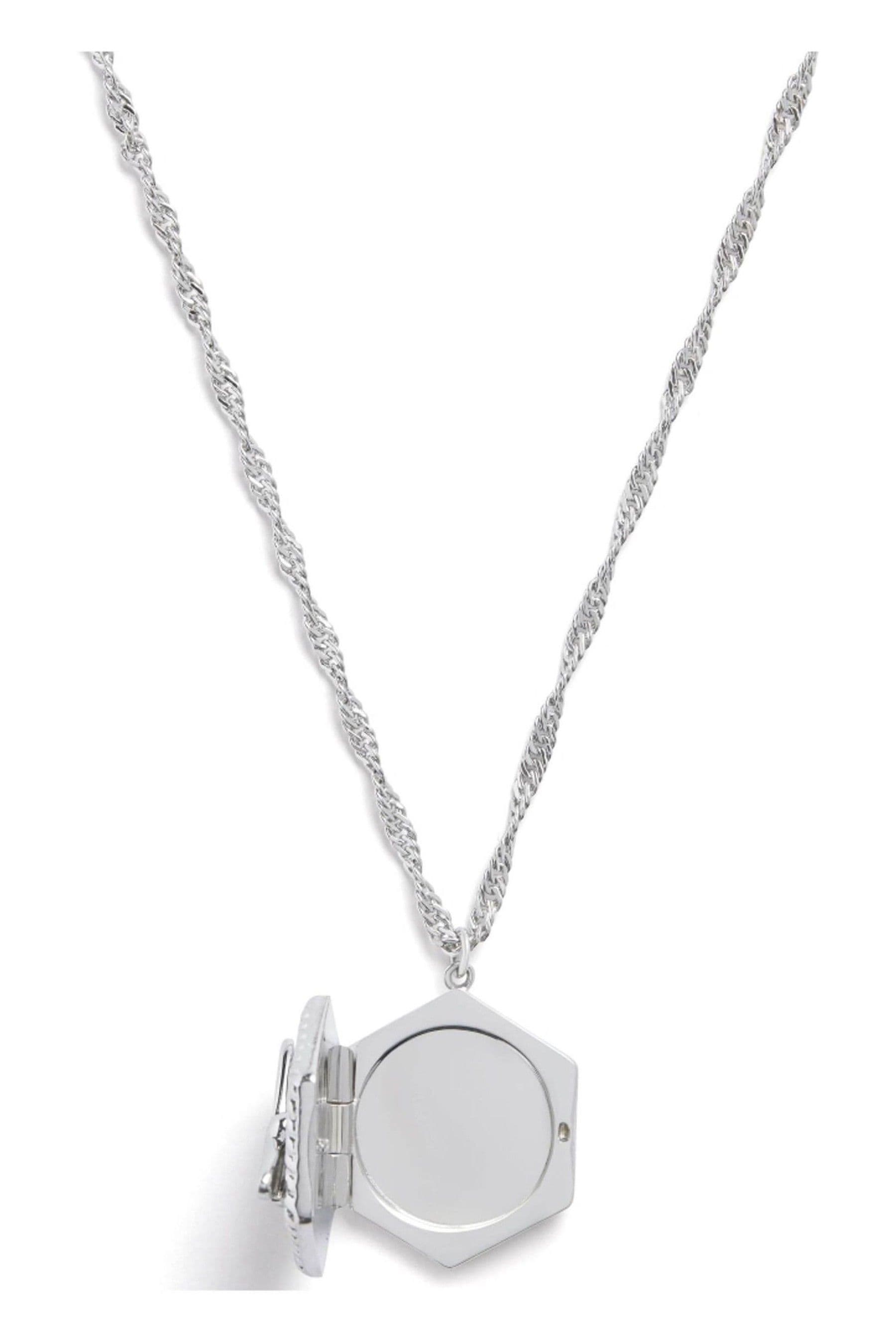 Olivia burton sales silver bee necklace
