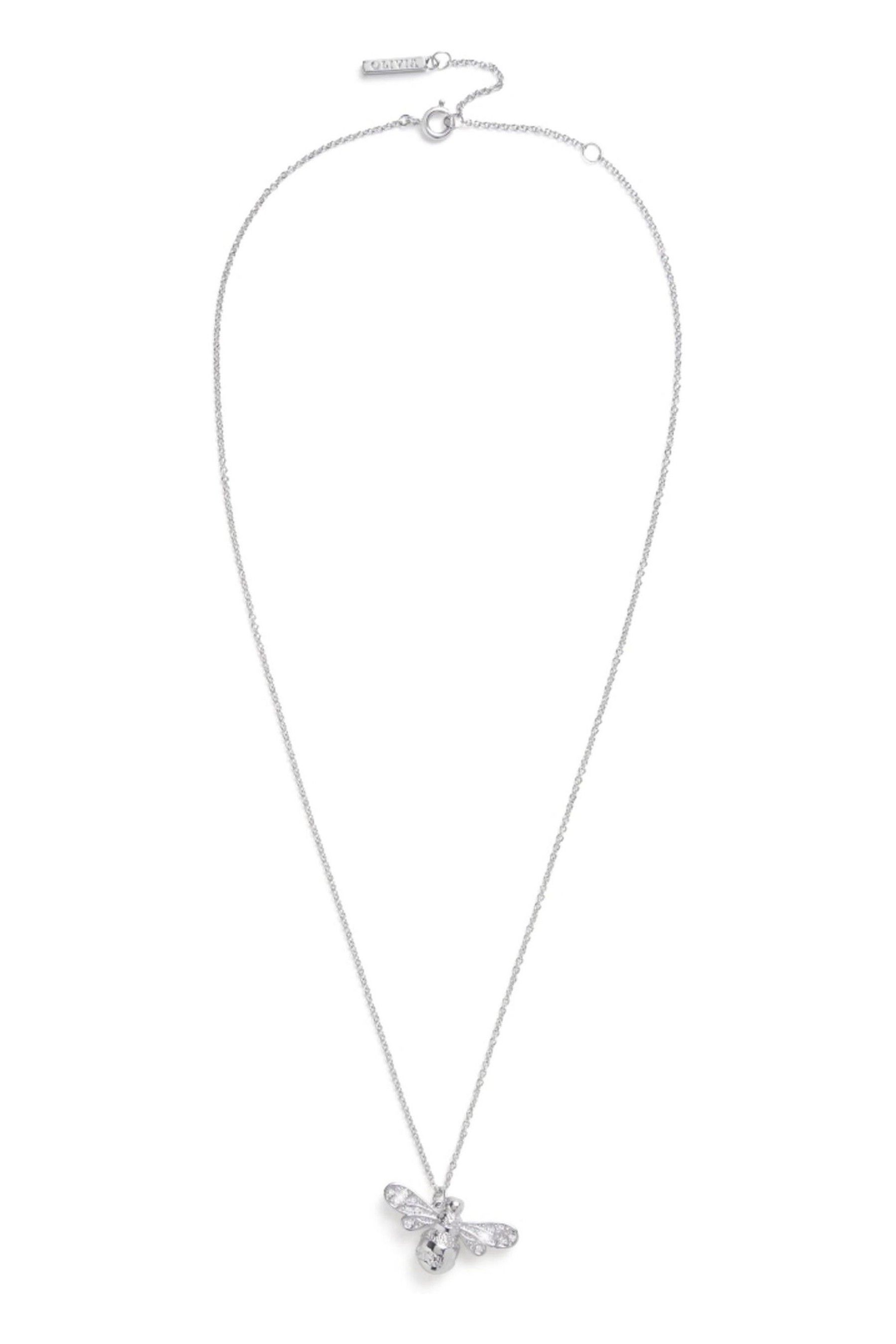 Buy Olivia Burton Jewellery Ladies Silver Tone Sparkle Bee
