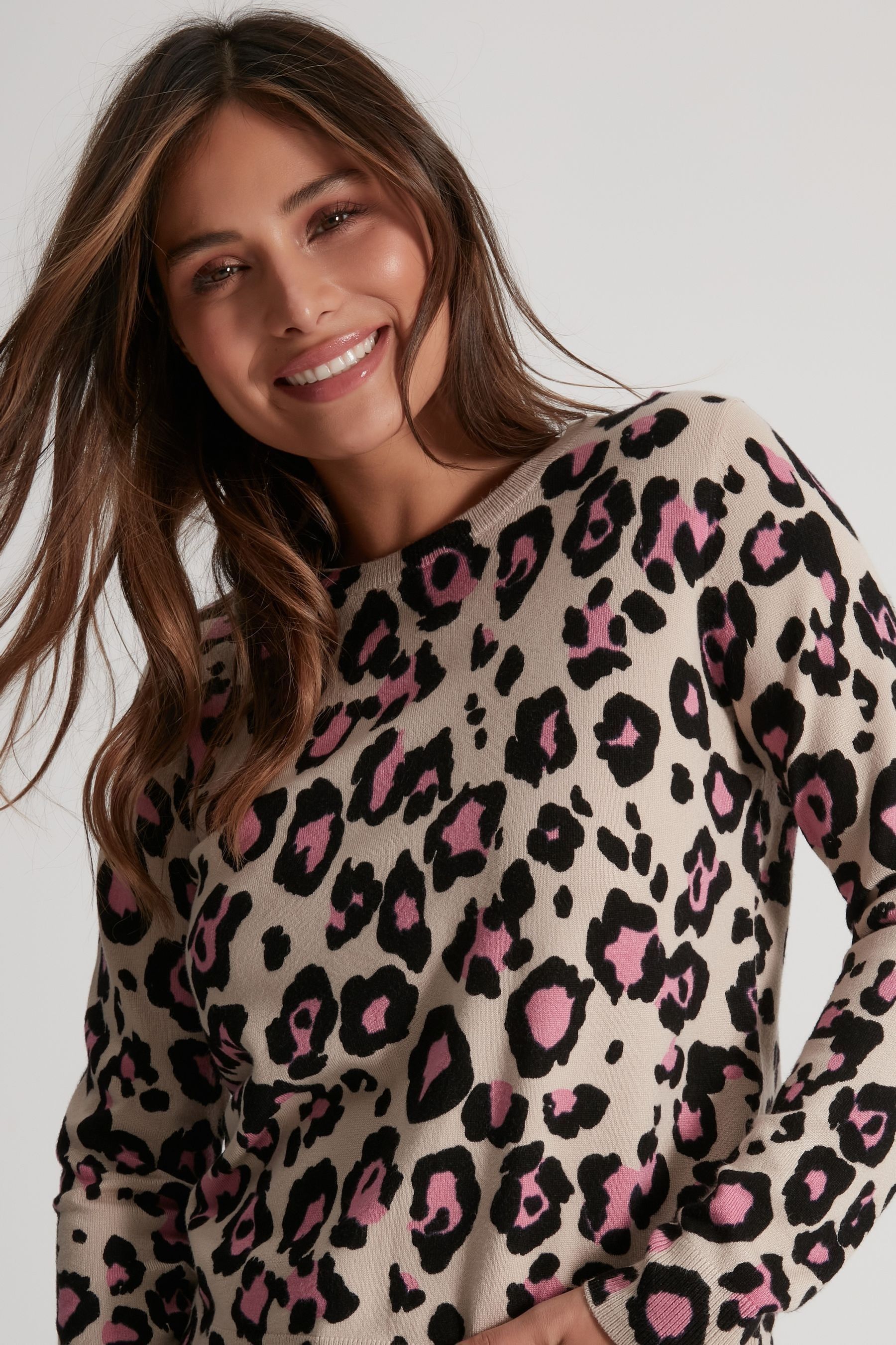 Leopard print online jumper next