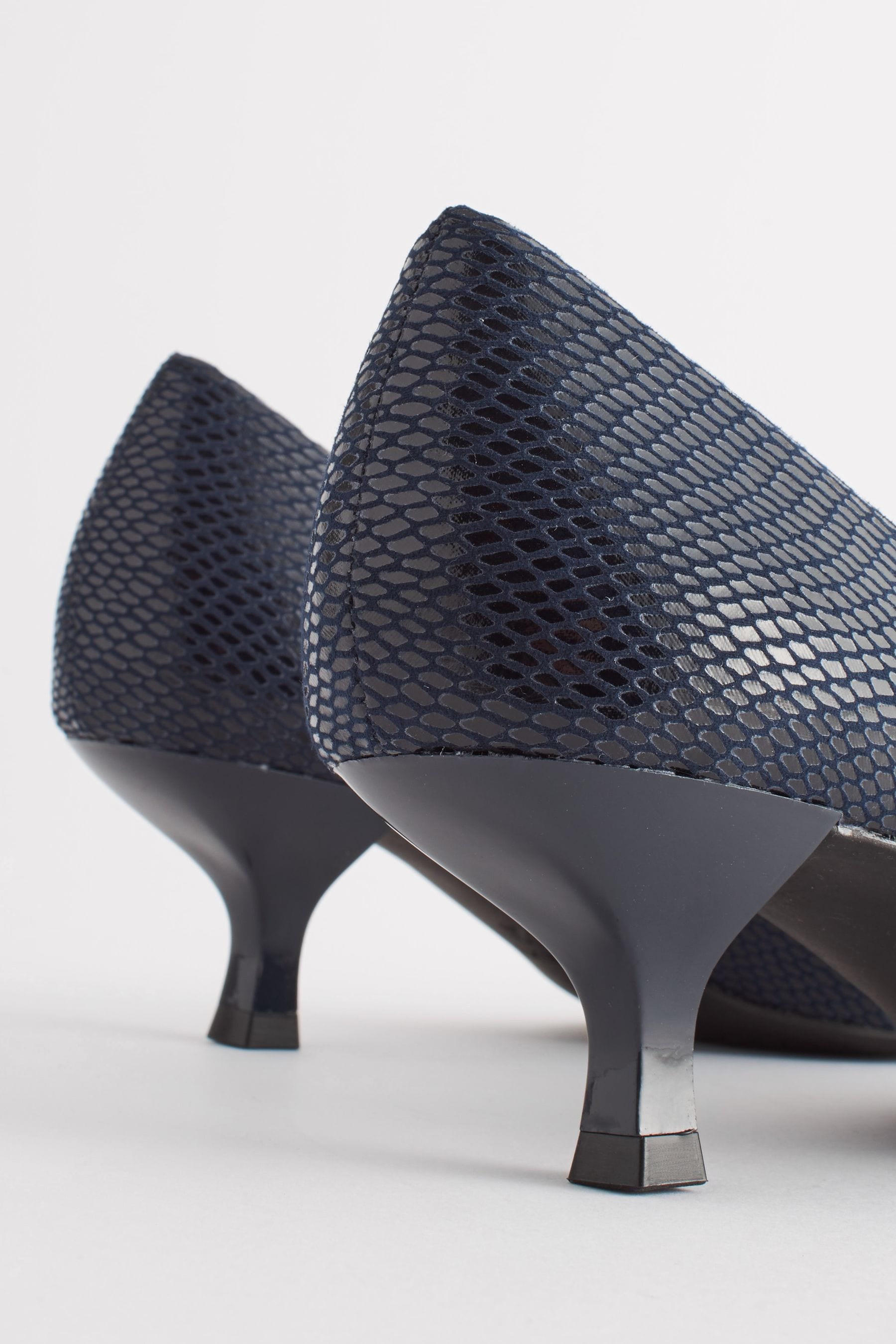 Navy kitten clearance heels uk
