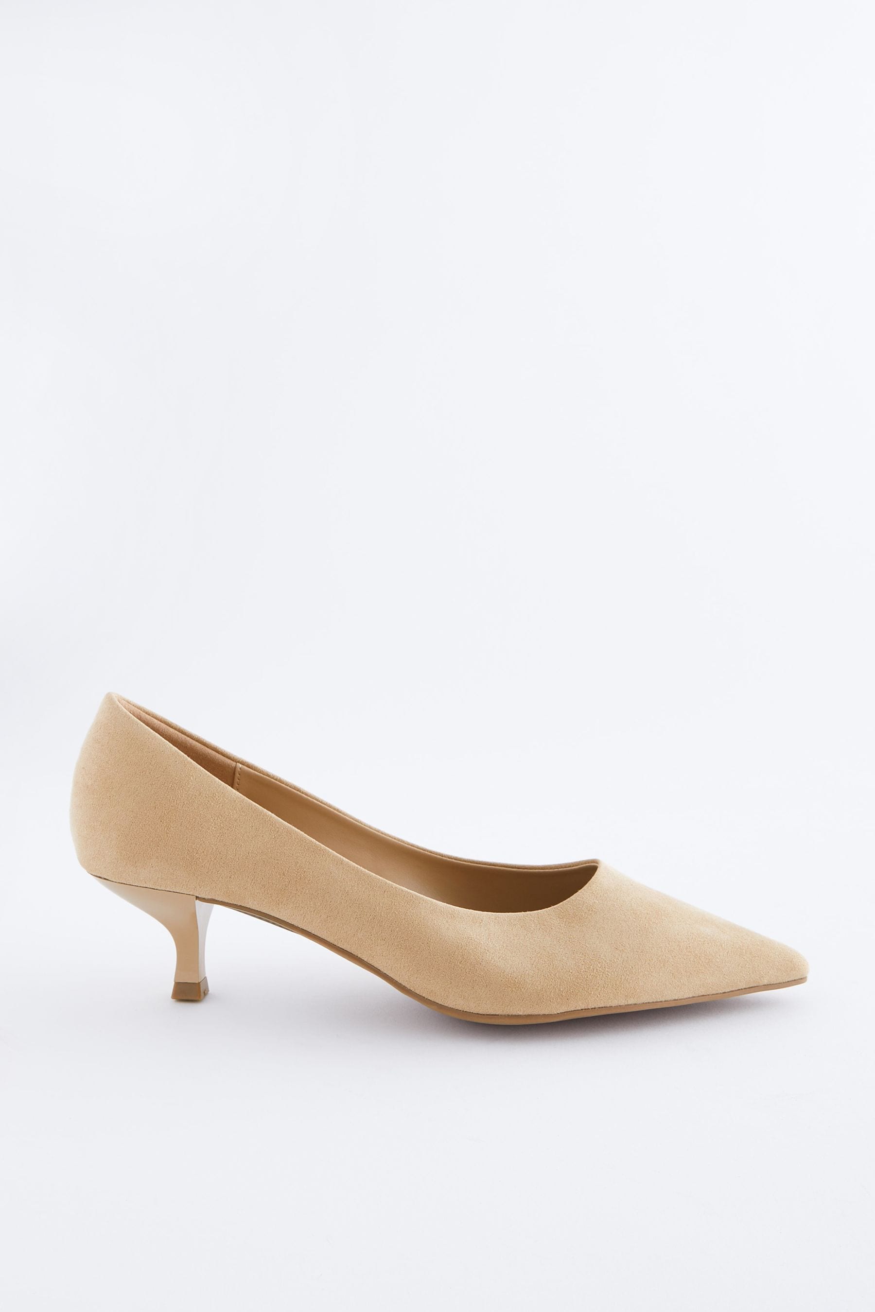 Beige kitten on sale heel shoes