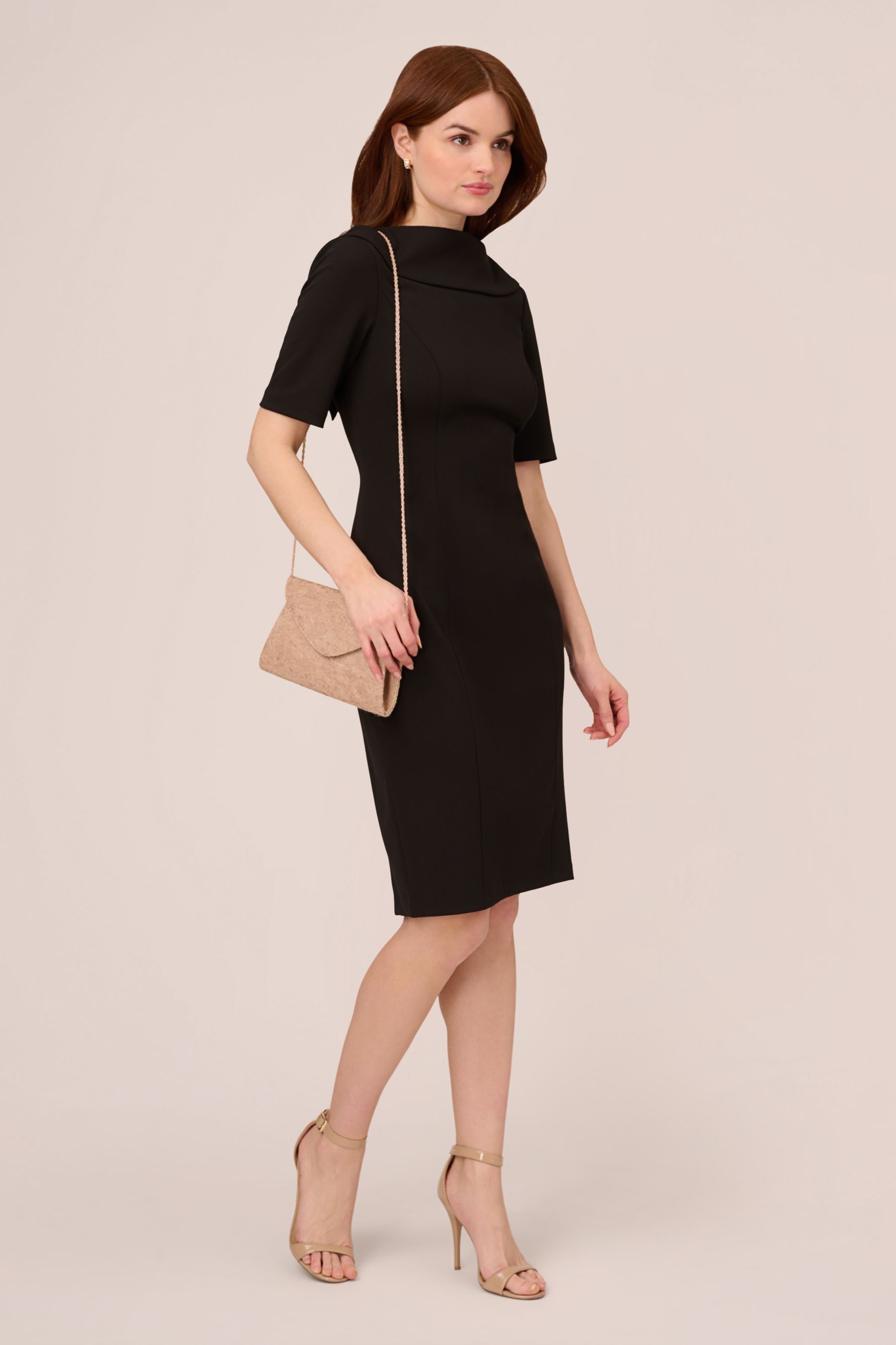 Adrianna papell v back sheath dress store