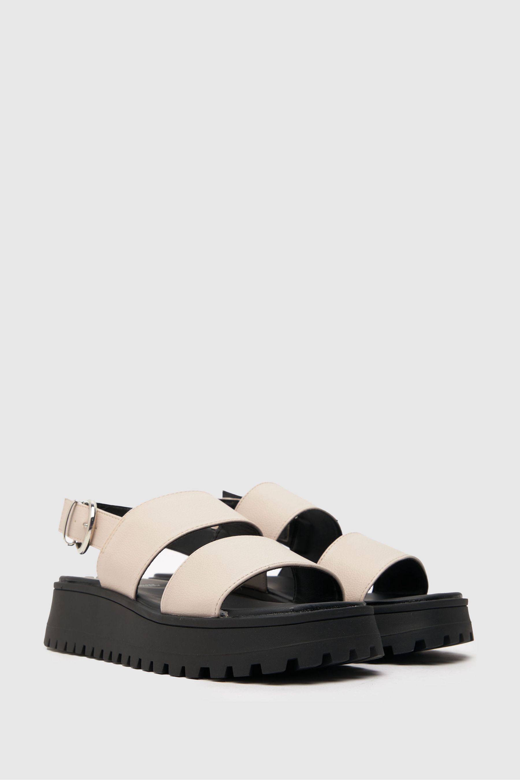 Fadey chunky jelly flat sandals sale