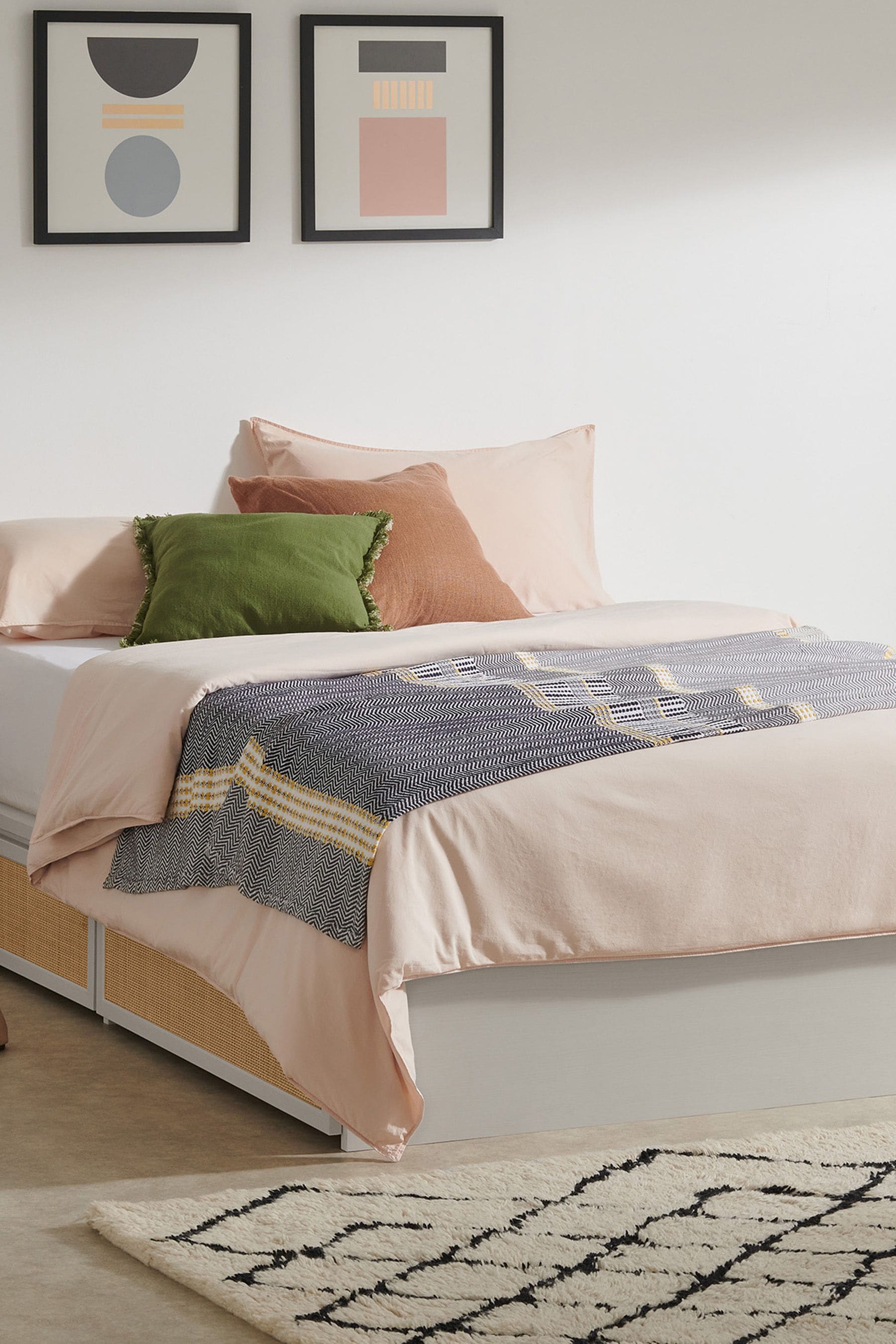 Made sales rattan bed