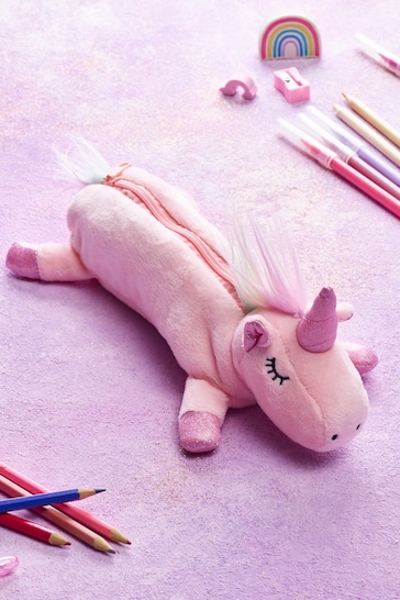 Pink Unicorn Pencil Case