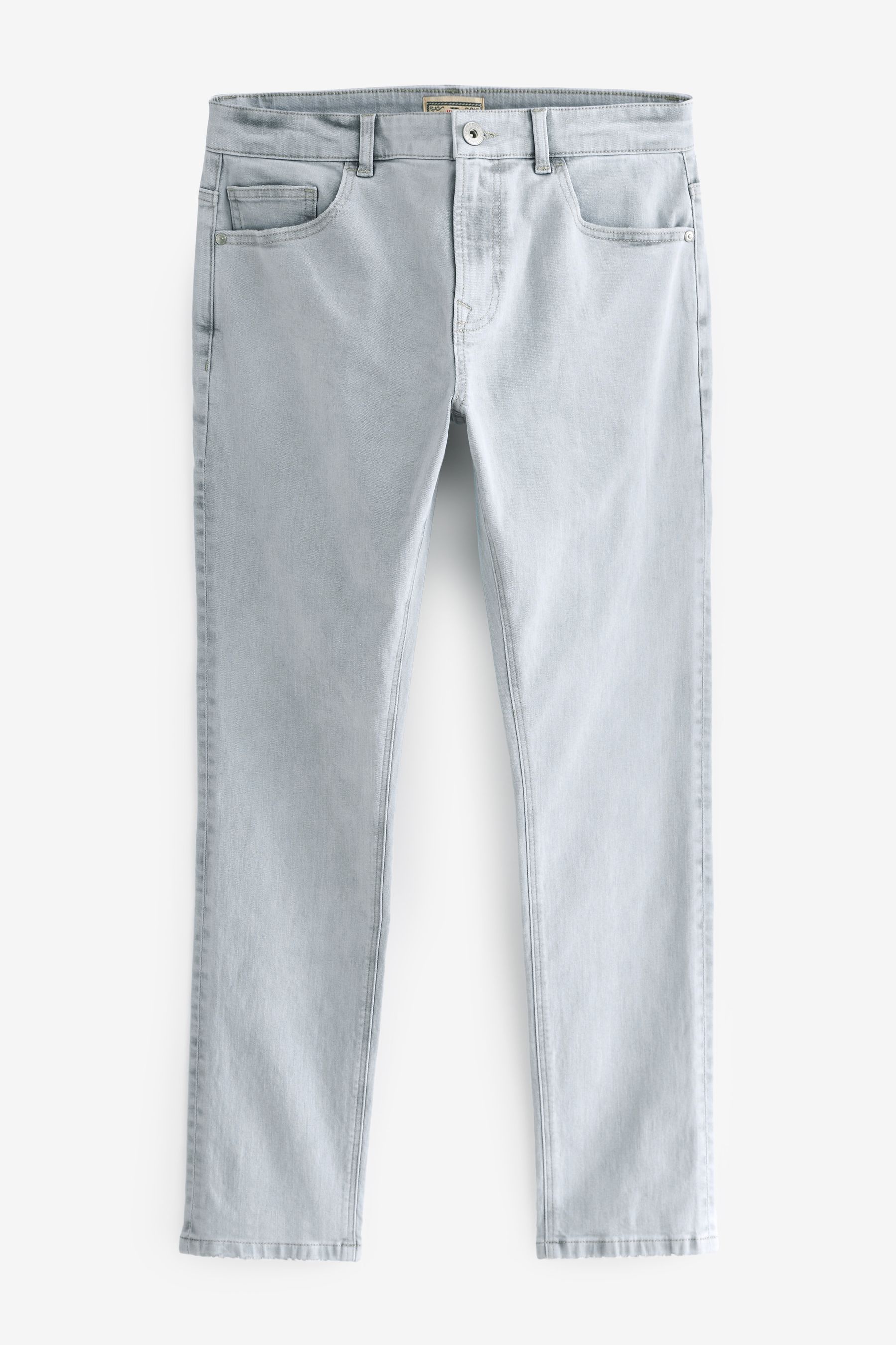 Buy Light Grey Skinny Classic Stretch Jeans from the Next UK
