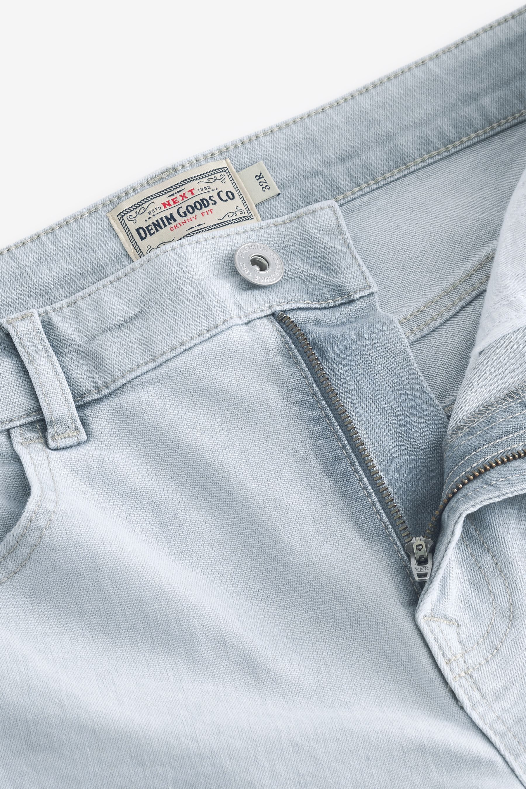 Light Grey Skinny Classic Stretch Jeans