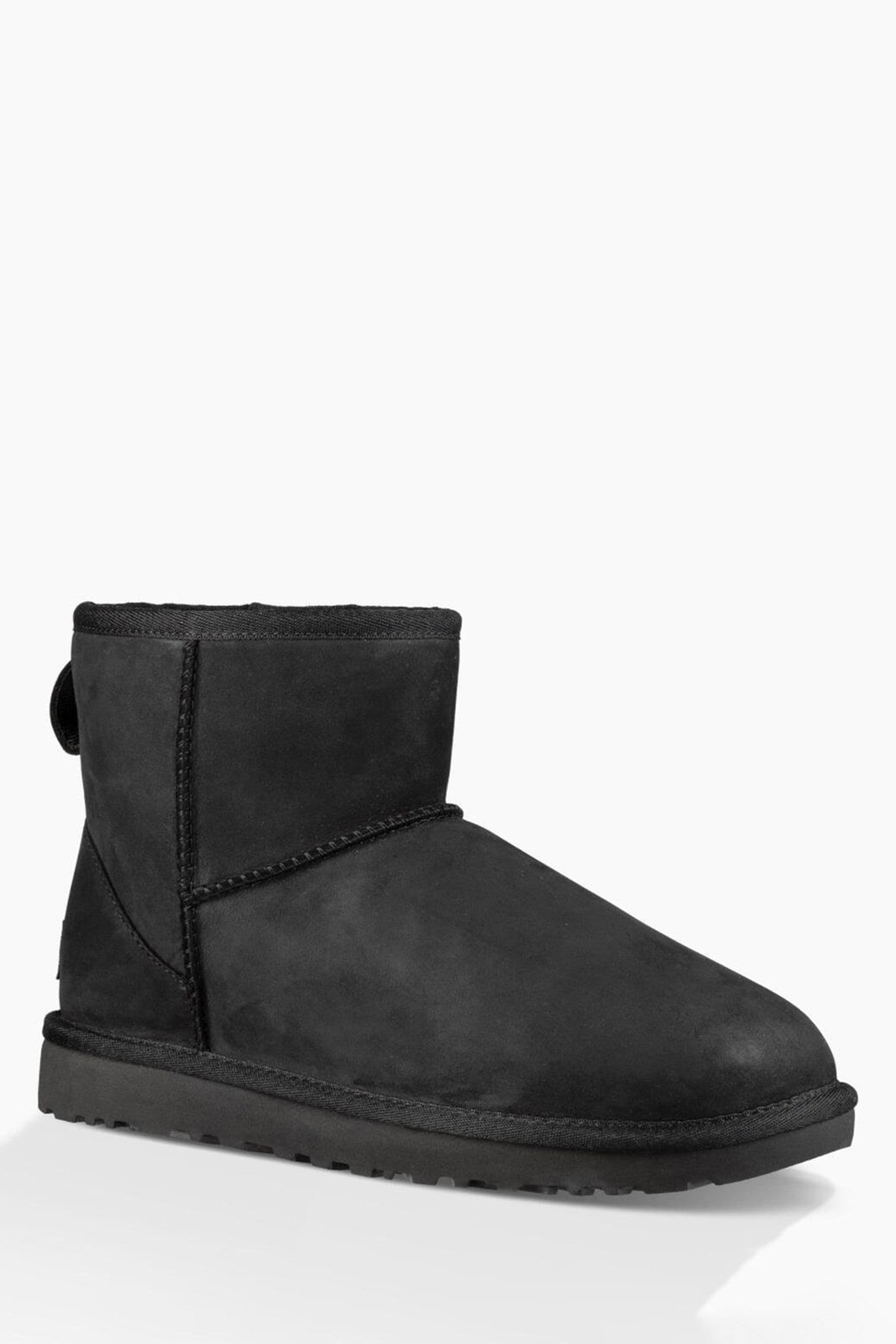 Leather sales ugg booties