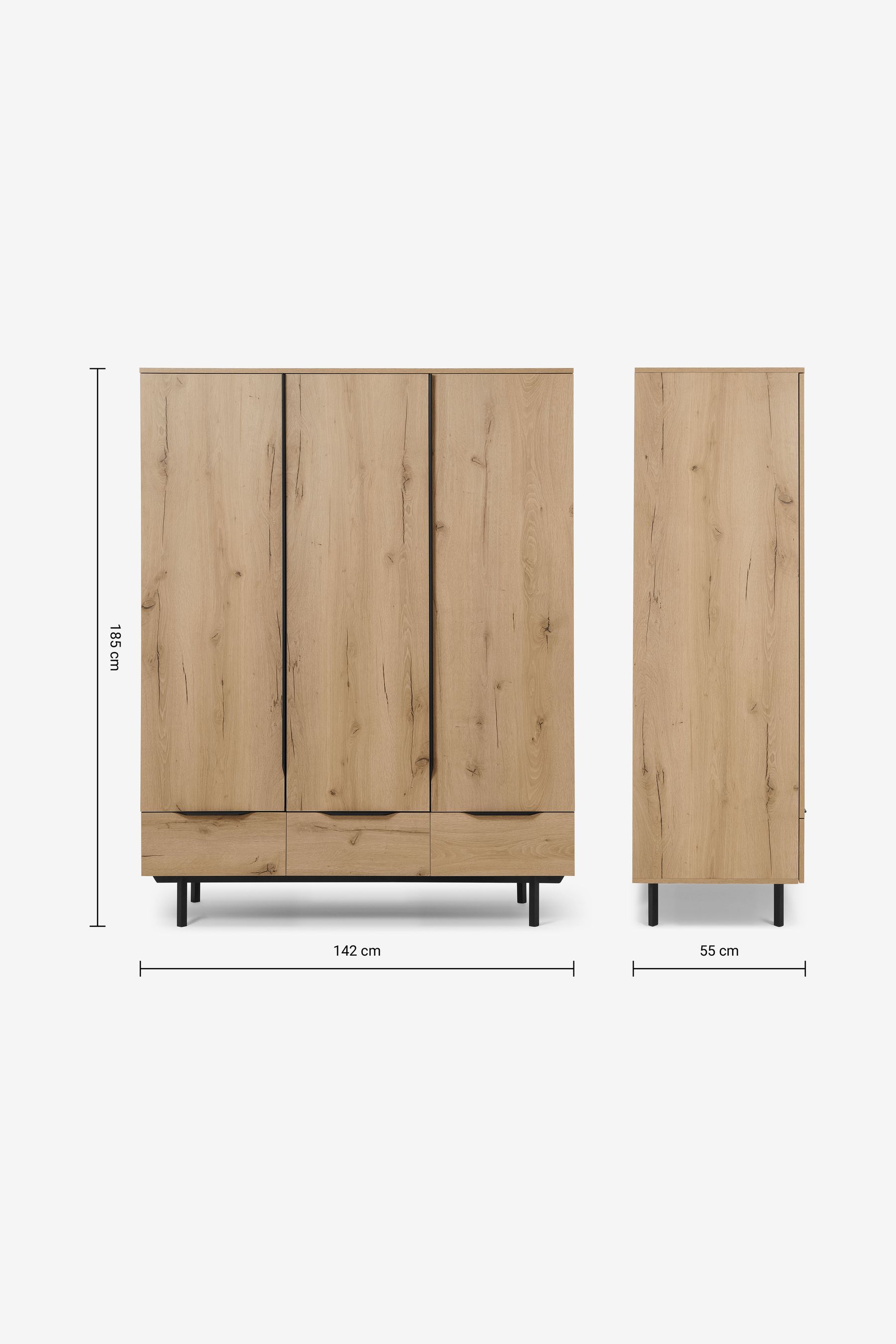 Oslo online triple wardrobe