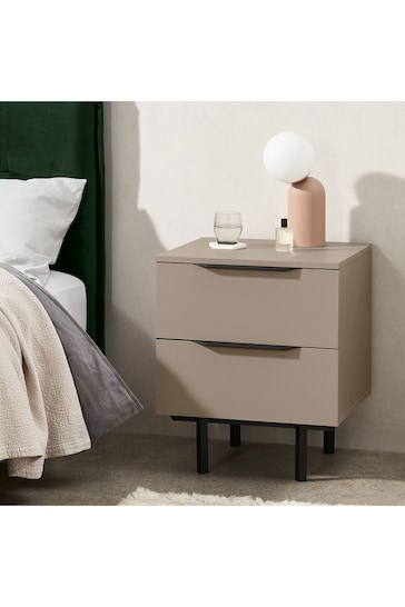 MADE.COM Cappuccino Damien Bedside Table