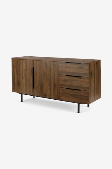 MADE.COM Walnut Effect Damien Compact Large Sideboard
