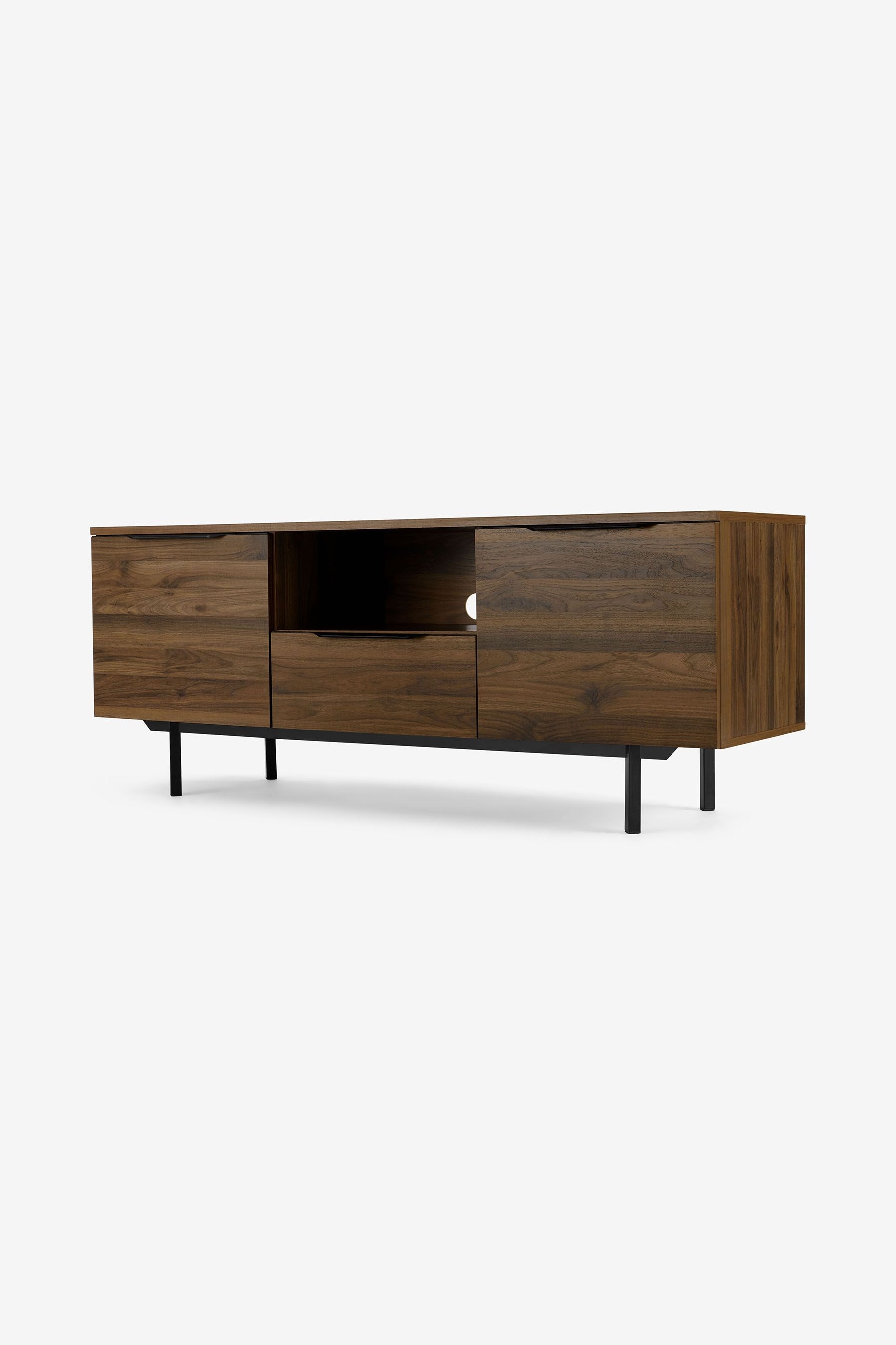 Walnut tv shop unit next