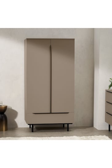 MADE.COM Natural Damien Double, 1 Drawer Wardrobe