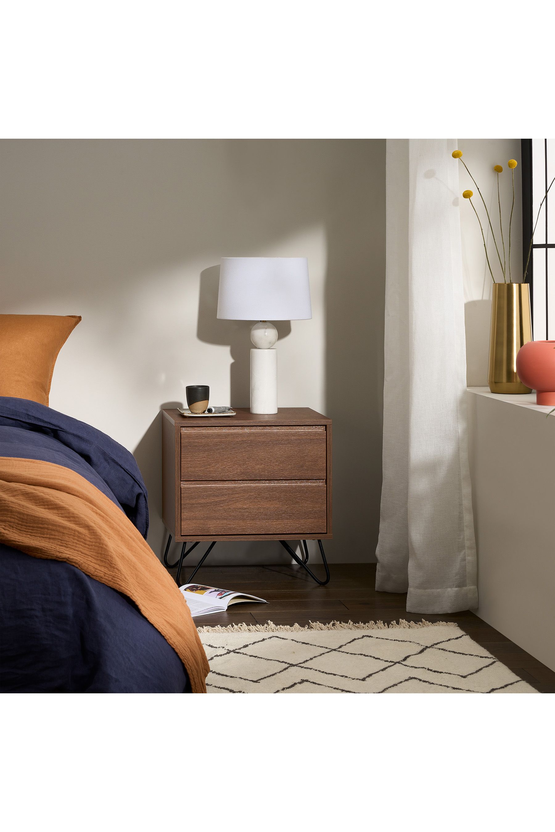 MADE.COM Wood Elona Bedside Table