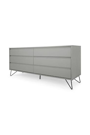 MADE.COM Grey Wide Elona Chest of Drawers