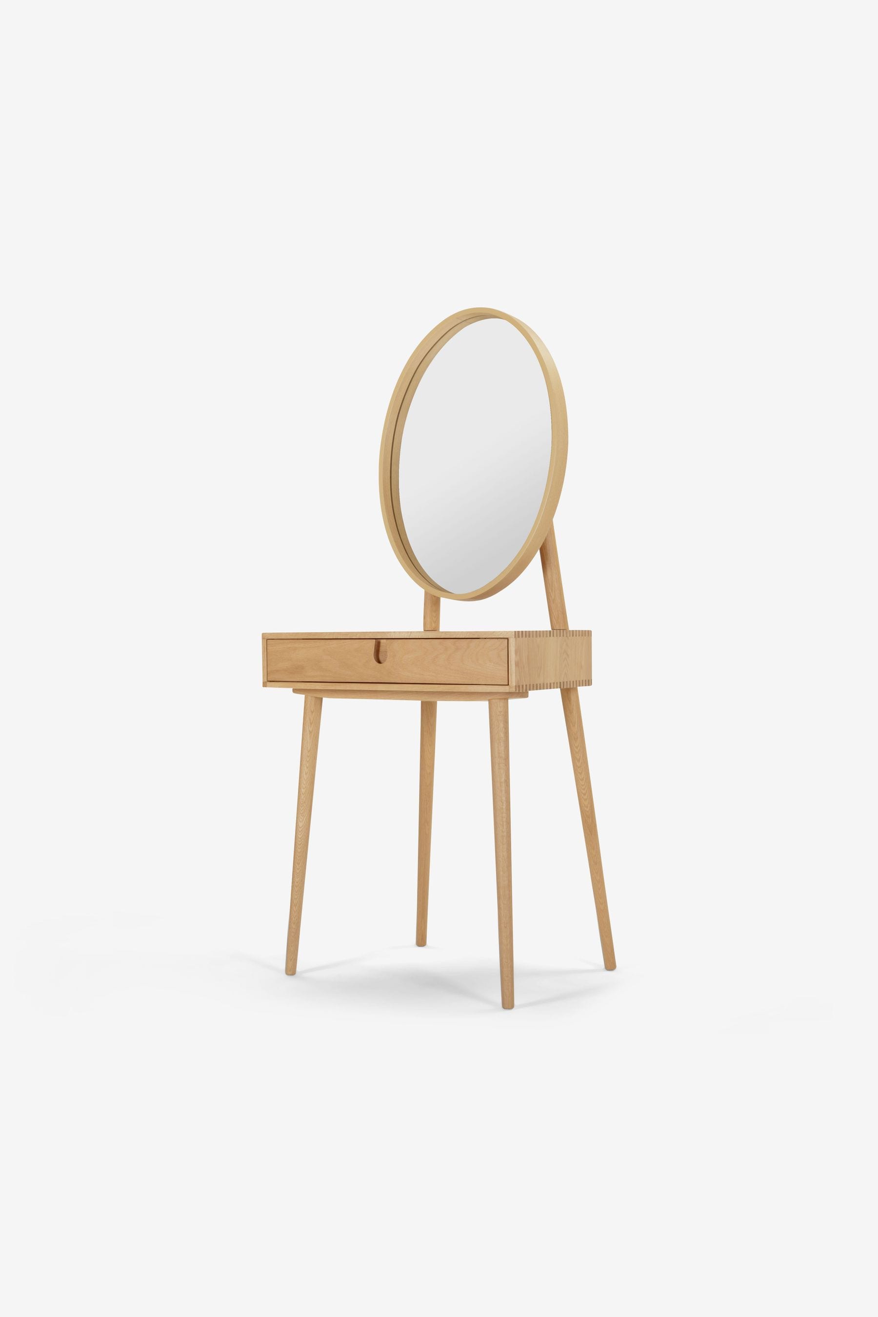 MADE.COM Oak Penn Console Dressing Table