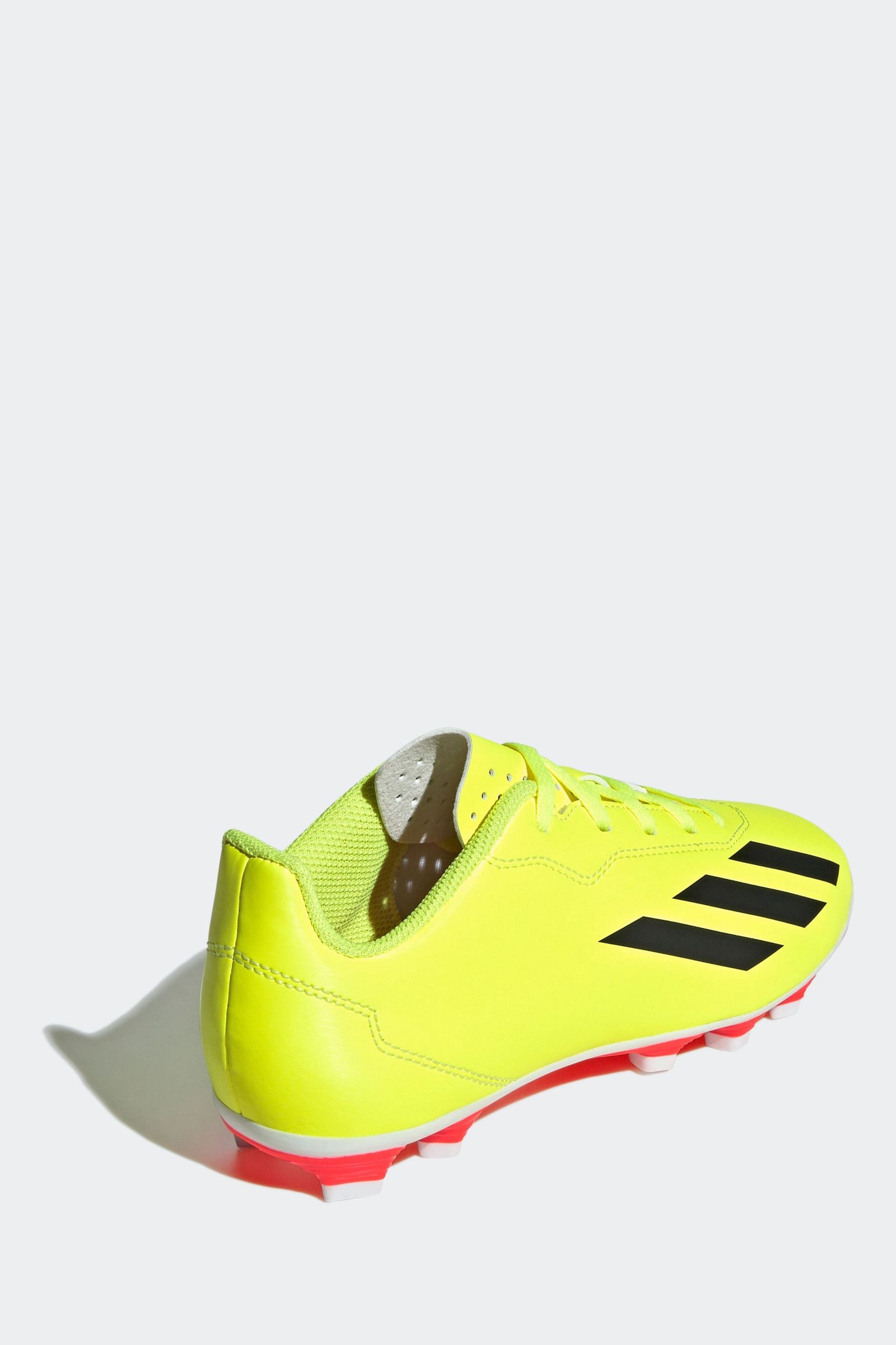 adidas Yellow Football X Crazyfast Club Flexible Ground Kids Boots