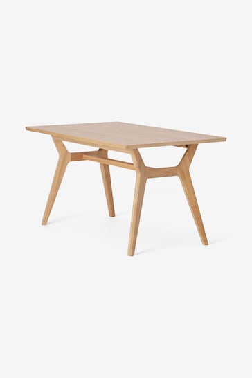 MADE.COM Oak Jenson Compact Rectangular 4 to 6 Seater Dining Table