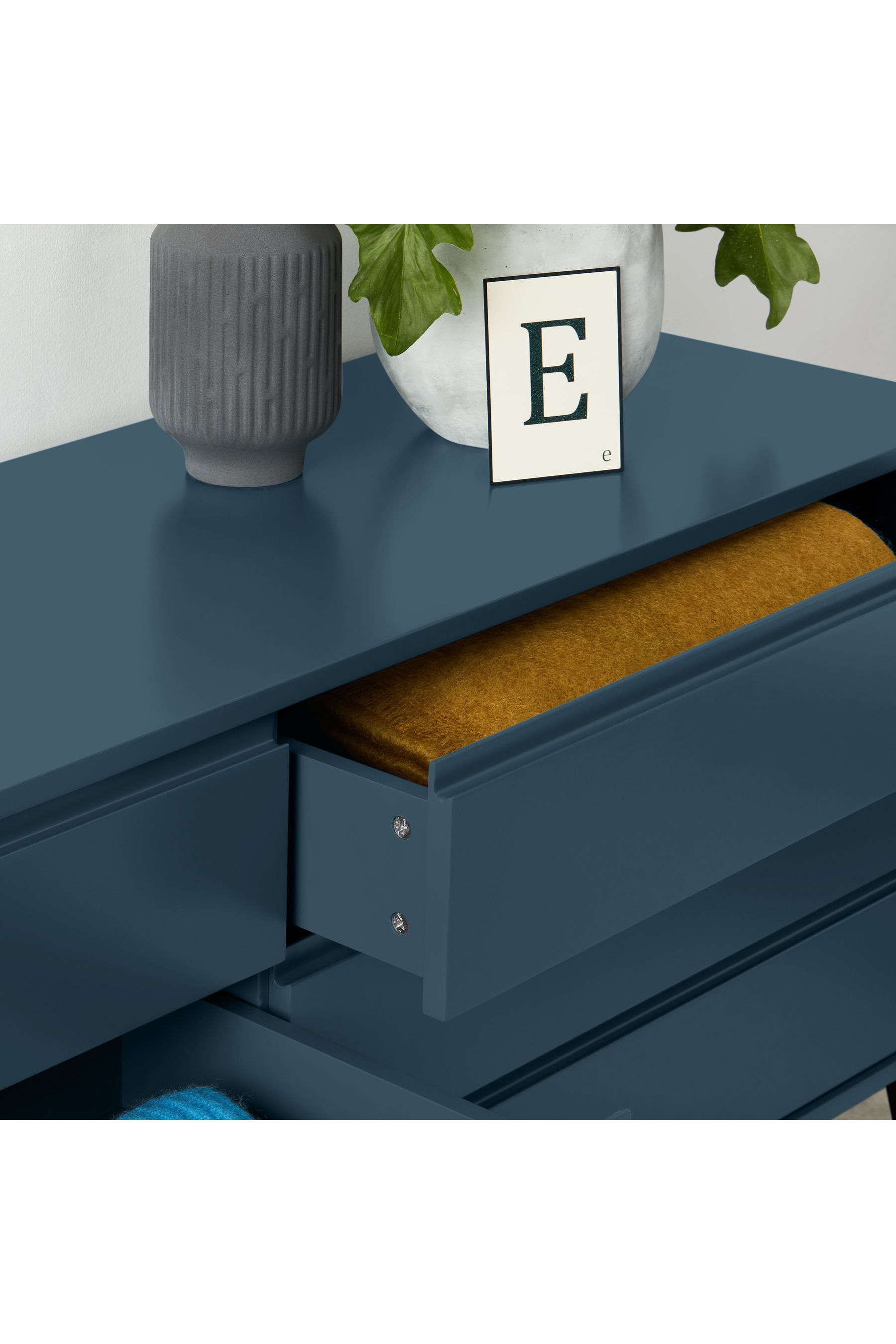 Buy MADE.COM Blue Elona Wide Chest of Drawers from the Next UK