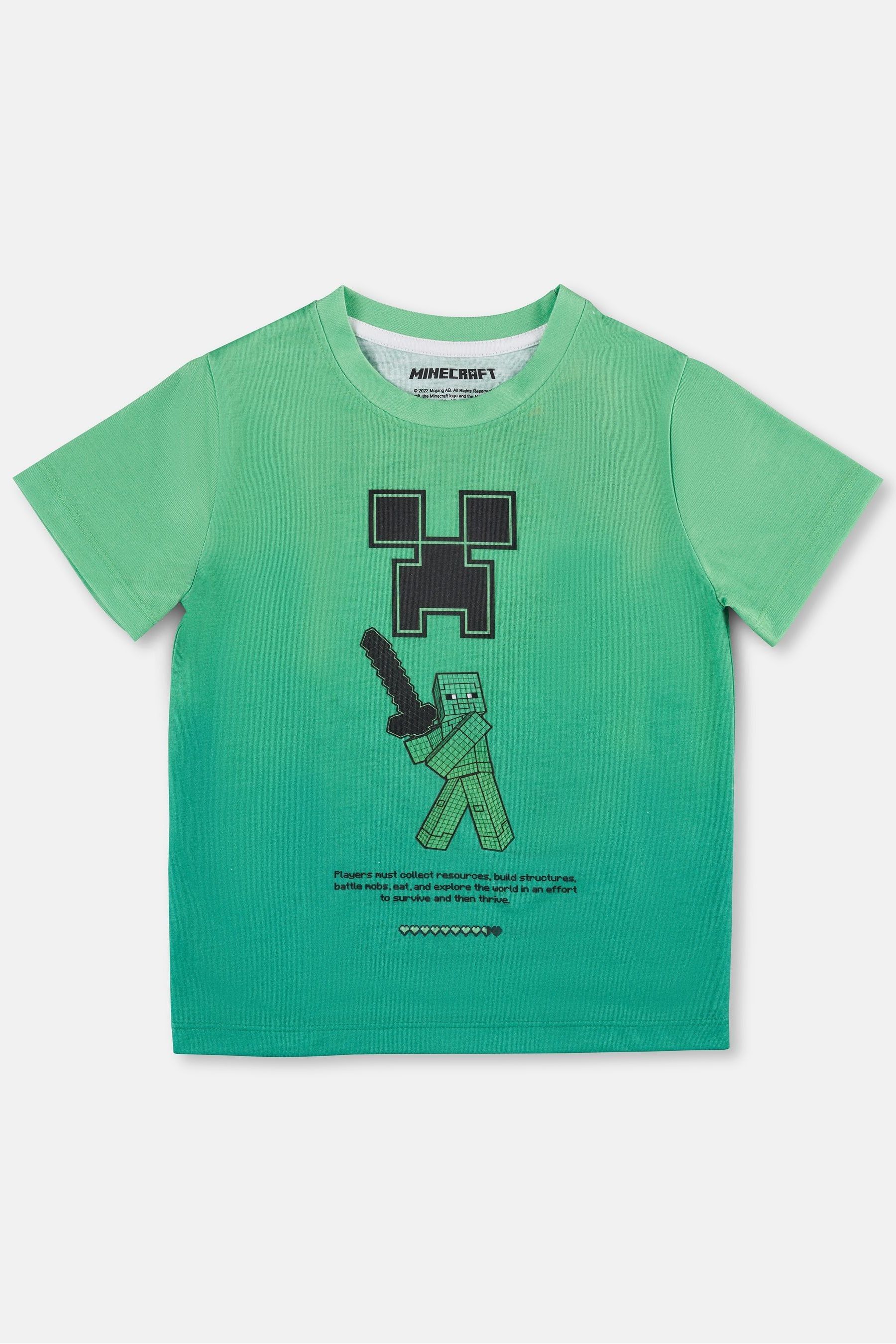 Minecraft t shirt next best sale