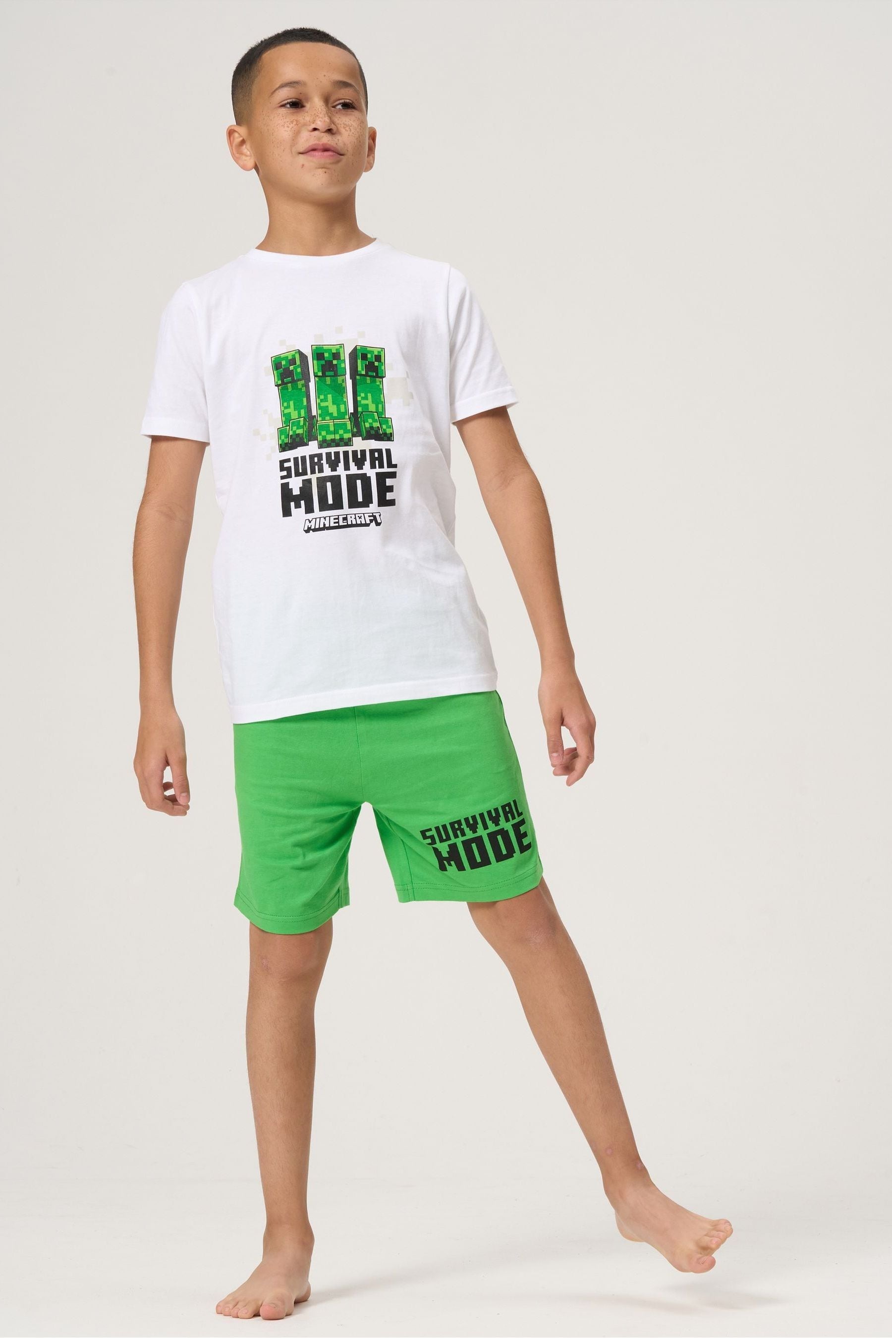 Minecraft on sale shorts pyjamas
