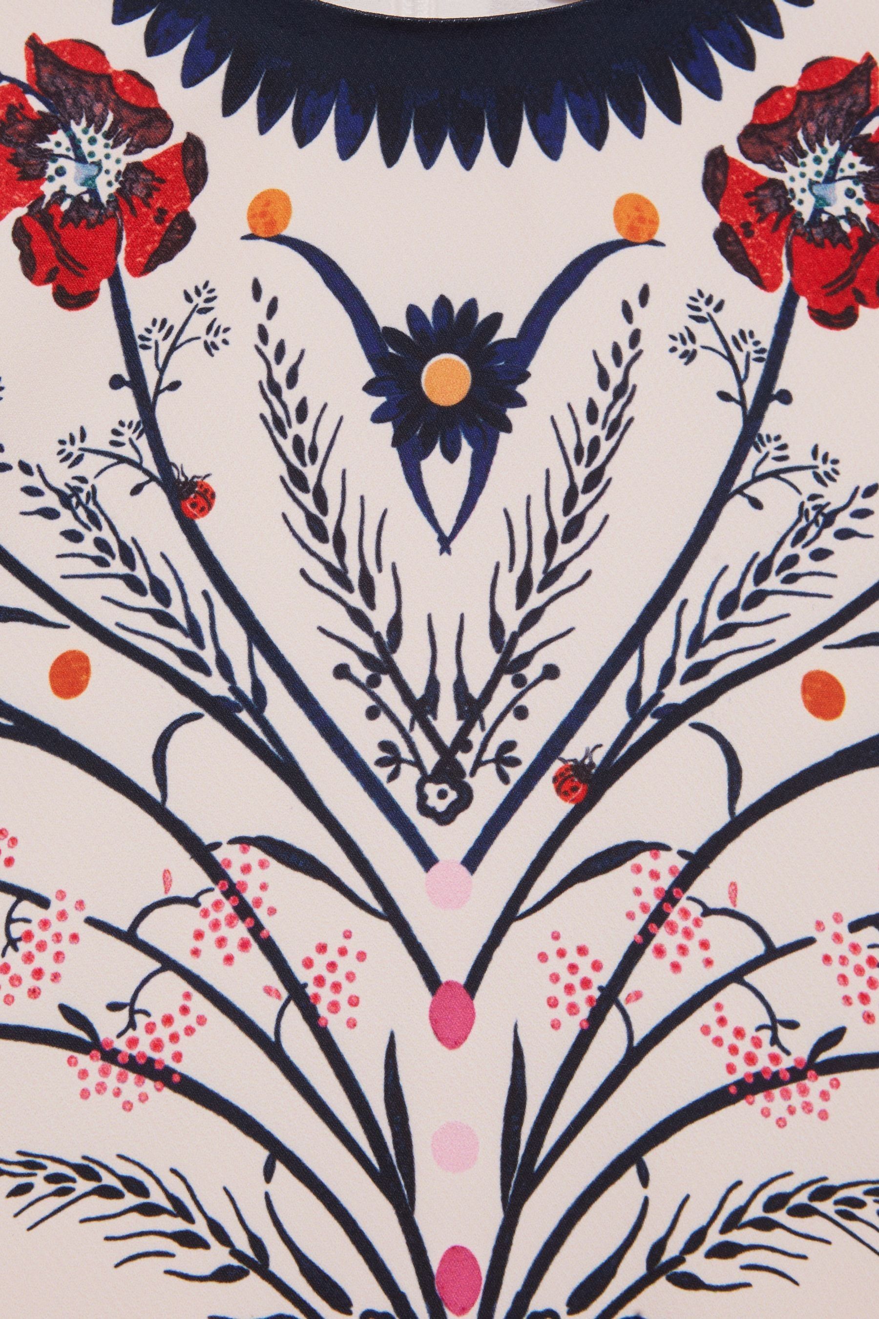 Buy Reiss Ivory Ania Senior Floral Printed Dress from the Next UK online shop