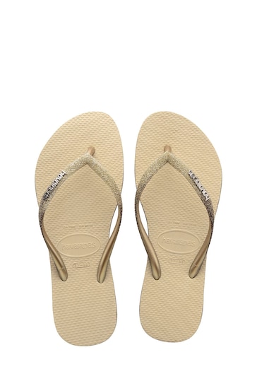 Havaianas Gold Slim Sparkle Sandals
