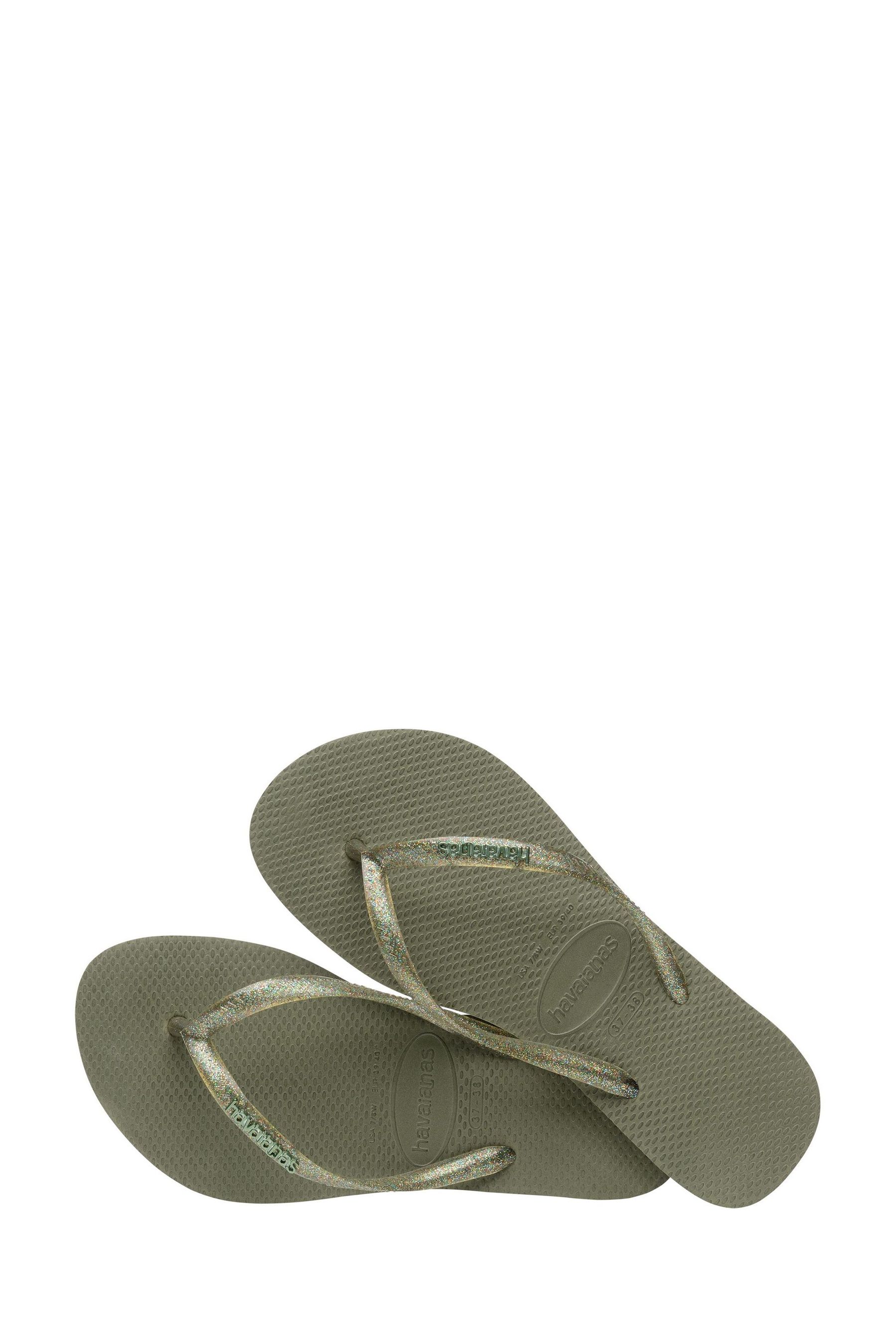 Metallic shop havaianas slim
