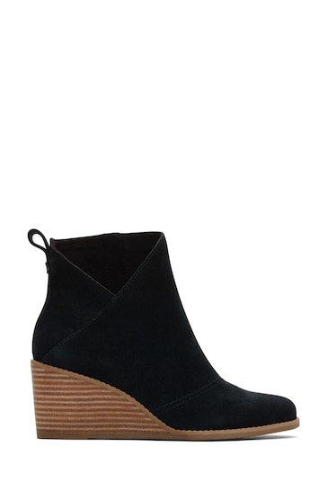 TOMS Sutton Suede Wedge Boots