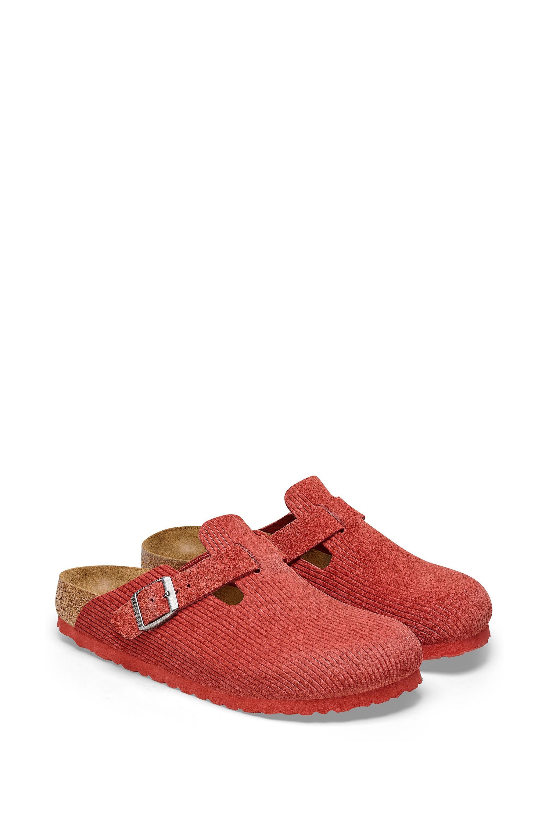 Buy Birkenstock Red Boston Corduroy Clogs from the Next UK online shop