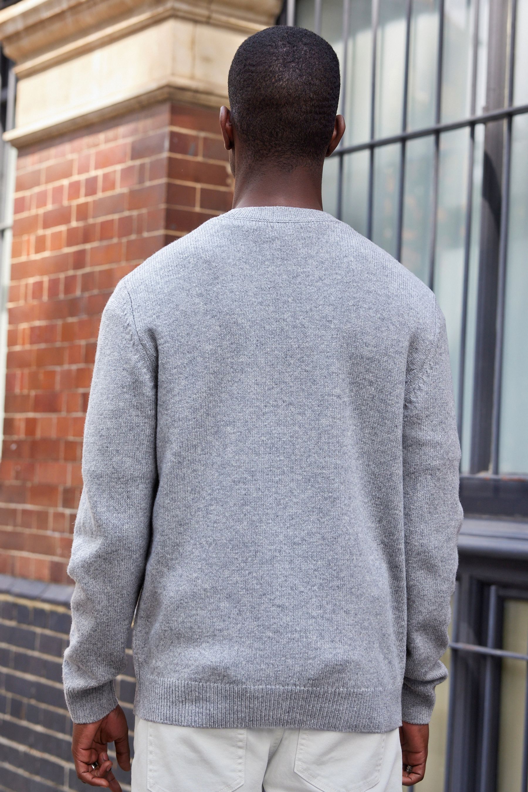 Crew neck shop lambswool jumper