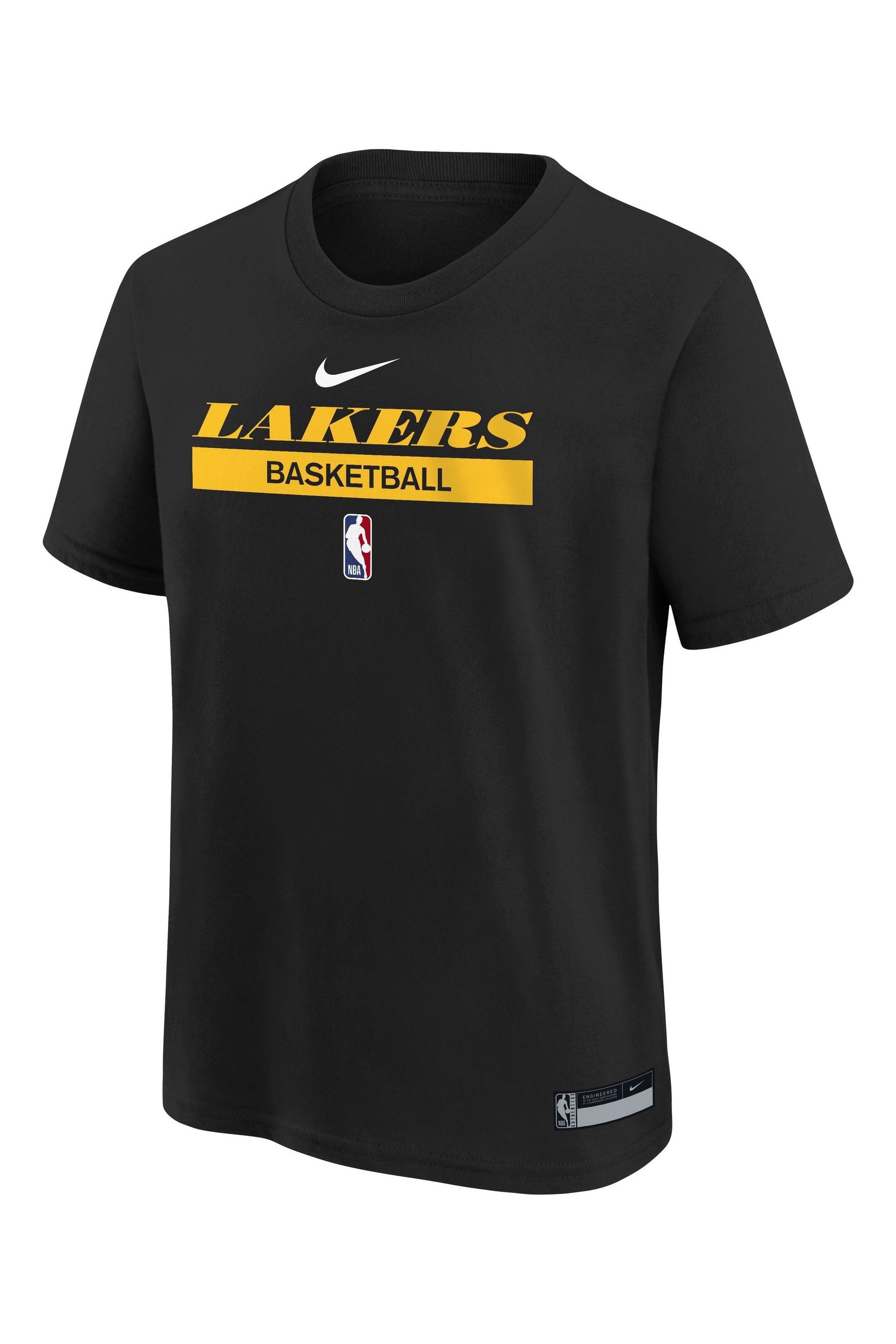 Buy Nike Black Los Angeles Lakers Nike Short Sleeve Practice T