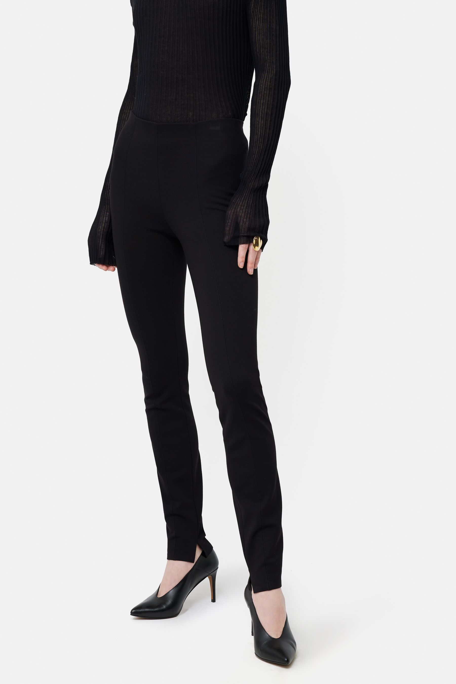 Black cigarette trousers next outlet