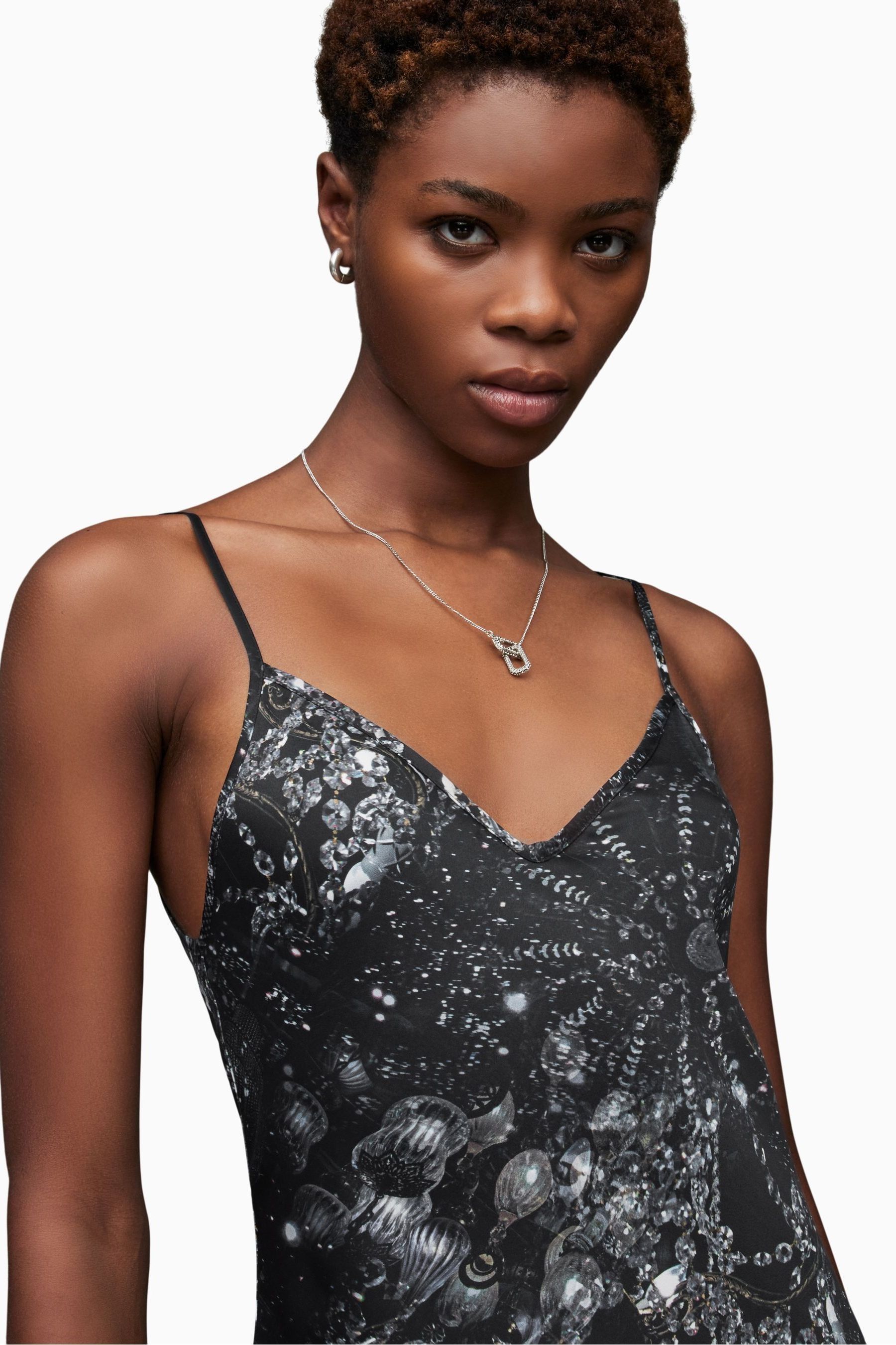 Buy All Saints Bryony Liza Black Dress from the Next UK online shop