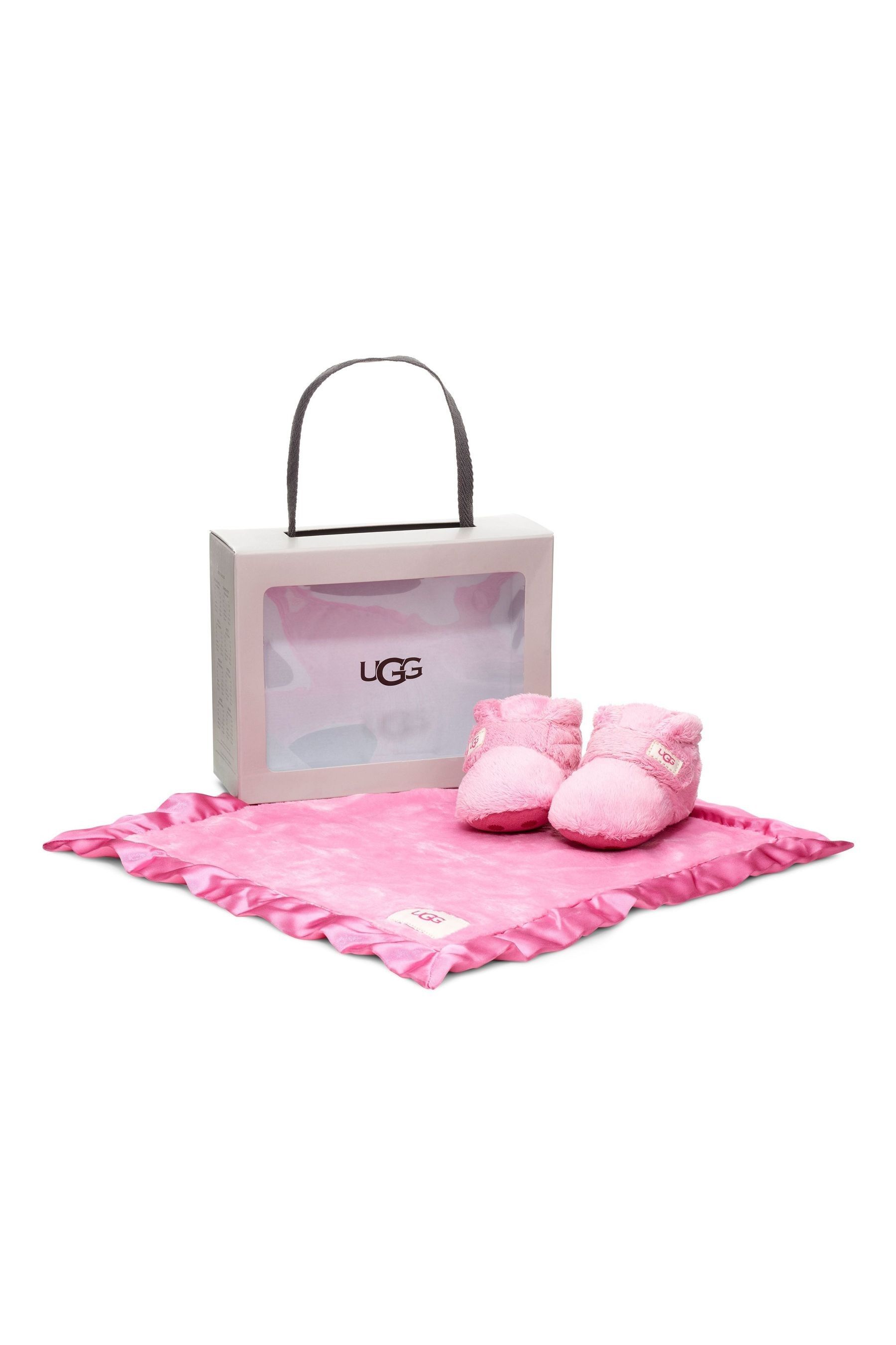 Ugg bixbee bootie discount and lovey blanket
