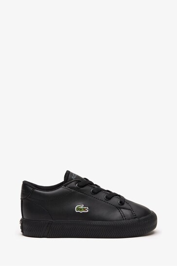 Lacoste Black Croco Dualiste Sandals
