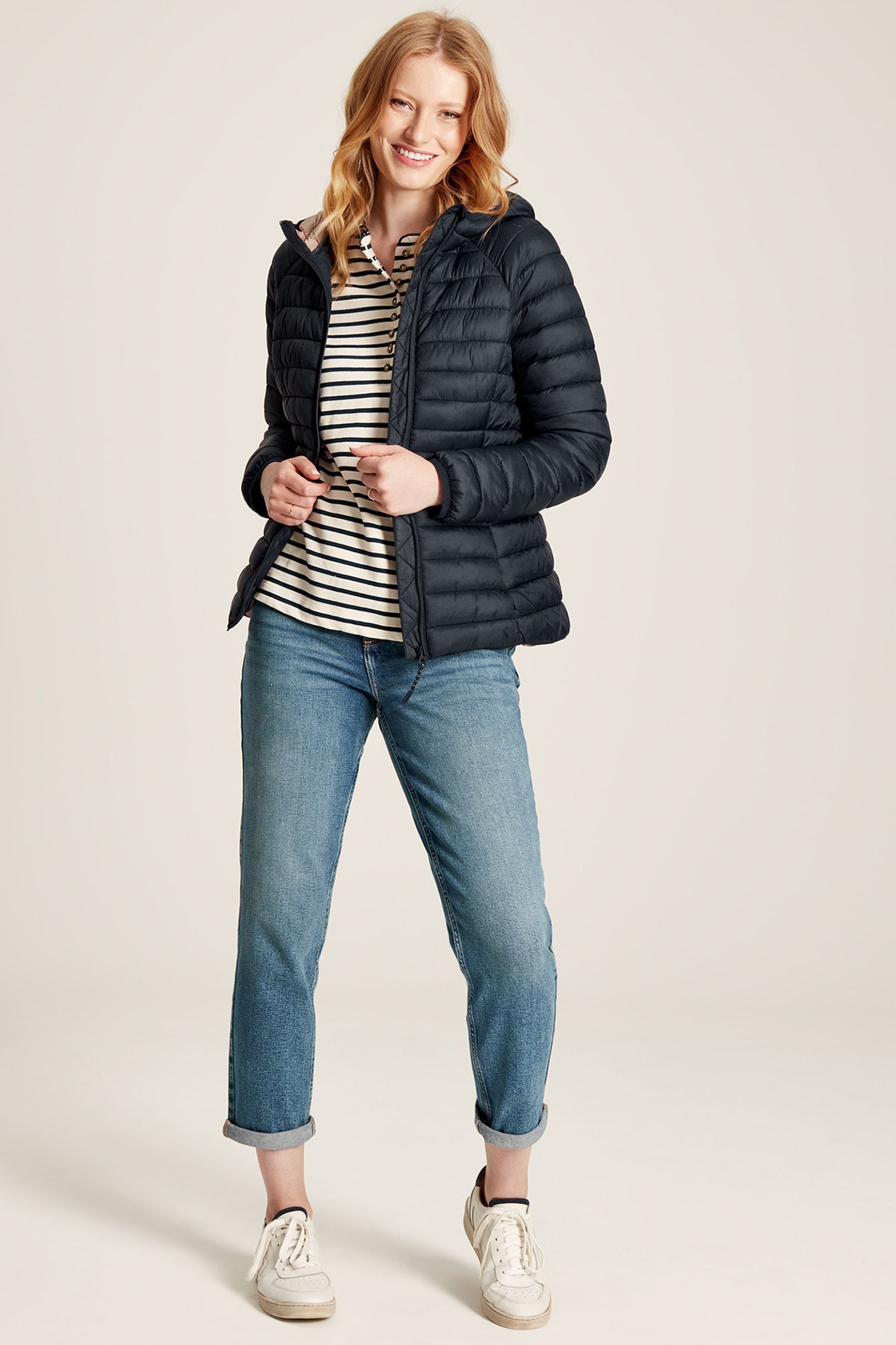 Joules hawksfield sales quilted jacket navy